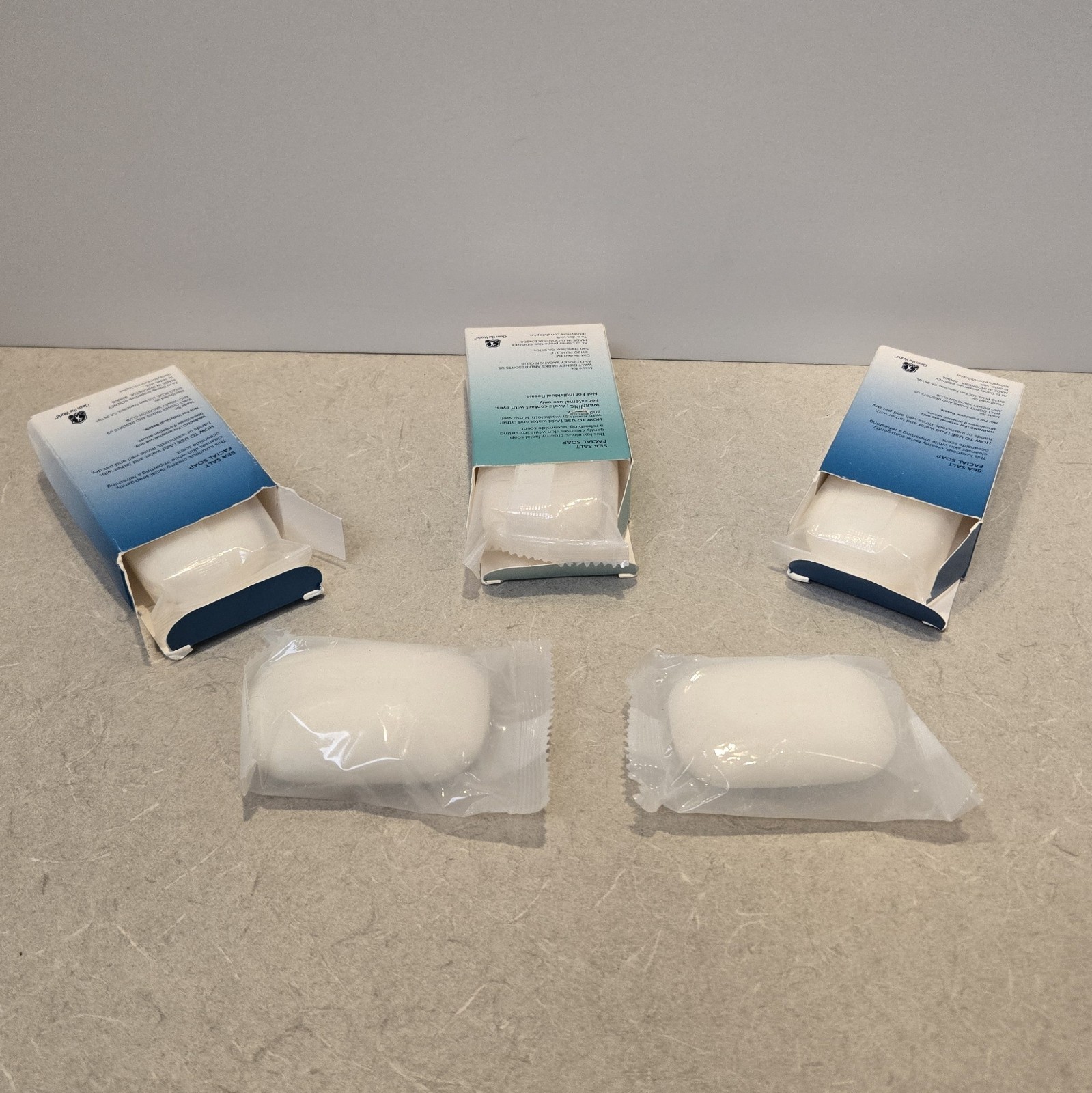 Disney World Resorts H20 Sea Salt Facial soap 1.5 oz each NEW 5 Bars