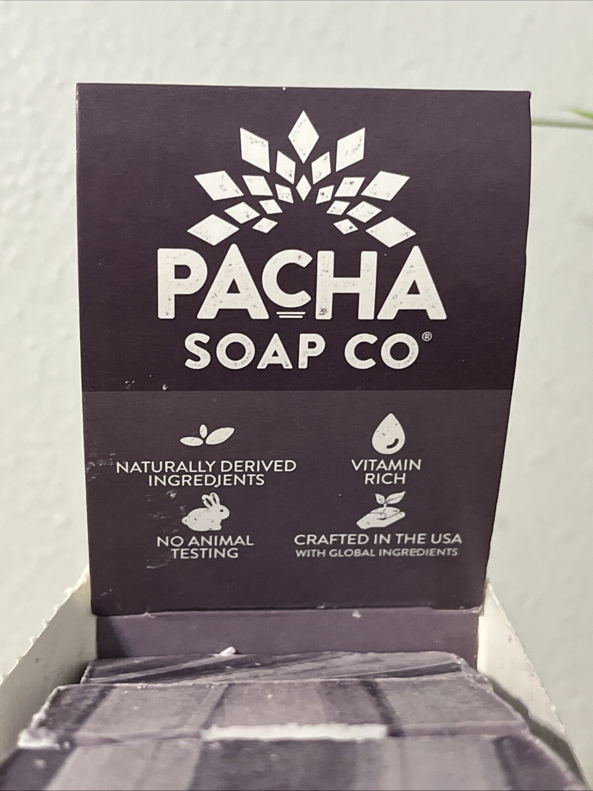 3 Pack Pacha Soap Company French Lavender Bar Soap Lavender Essential Oil 4 Oz