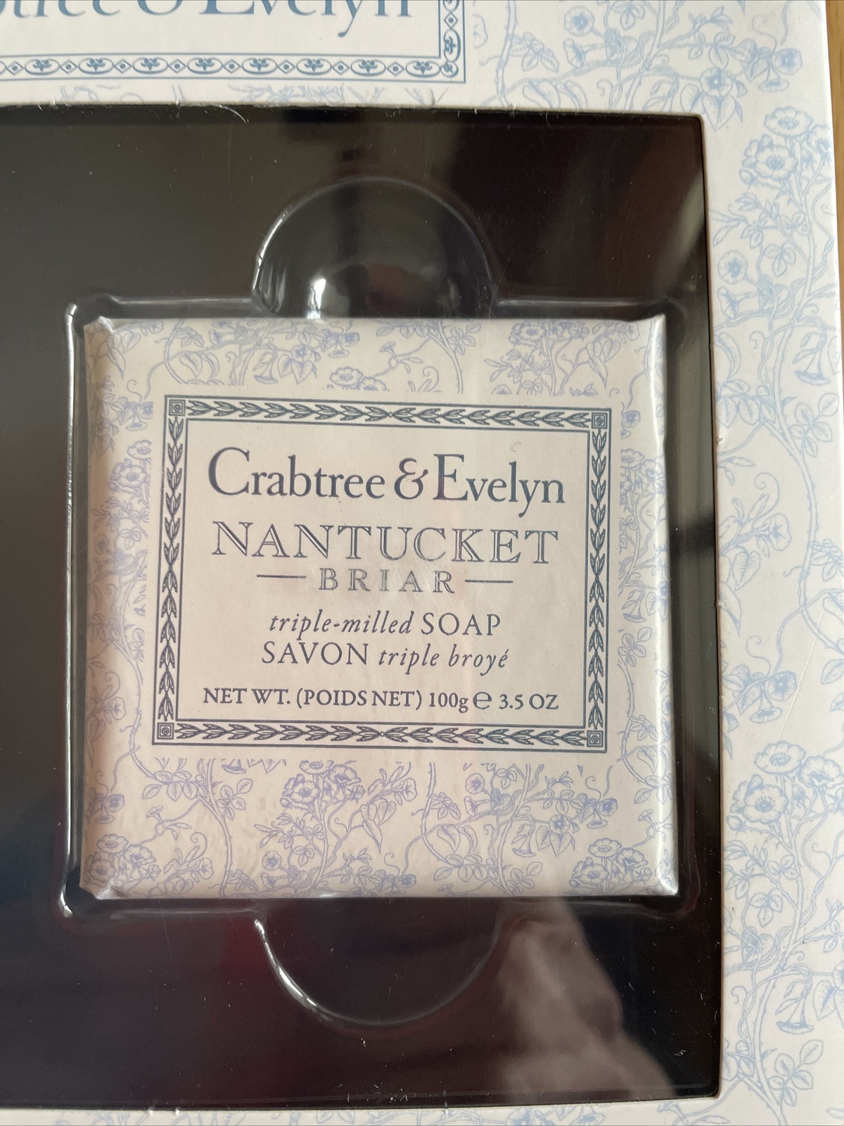 Crabtree & Evelyn Nantucket Briar Body Mist .33oz & Bar Soap 3.5oz Gift Box NEW