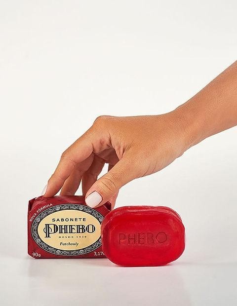Phebo Patchouli Glycerin Soap 90g – Sabonete Base Vegetal Brazilian