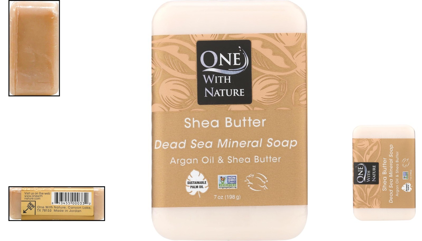 Tripled Milled Shea Butter Soap with Dead Sea Minerals, 7 OZ – Age-Defying Care