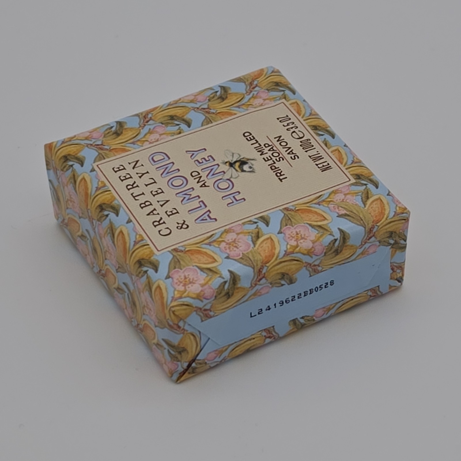 Crabtree & Evelyn Almond and Honey Triple Milled Soap 3.5 oz New