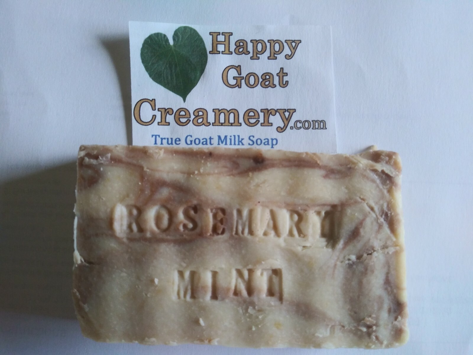 10 BARS ROSEMARY MINT VEGETABLE GOAT MILK SOAP CHEAP HAPPY GOAT CREAMERY CHEAP