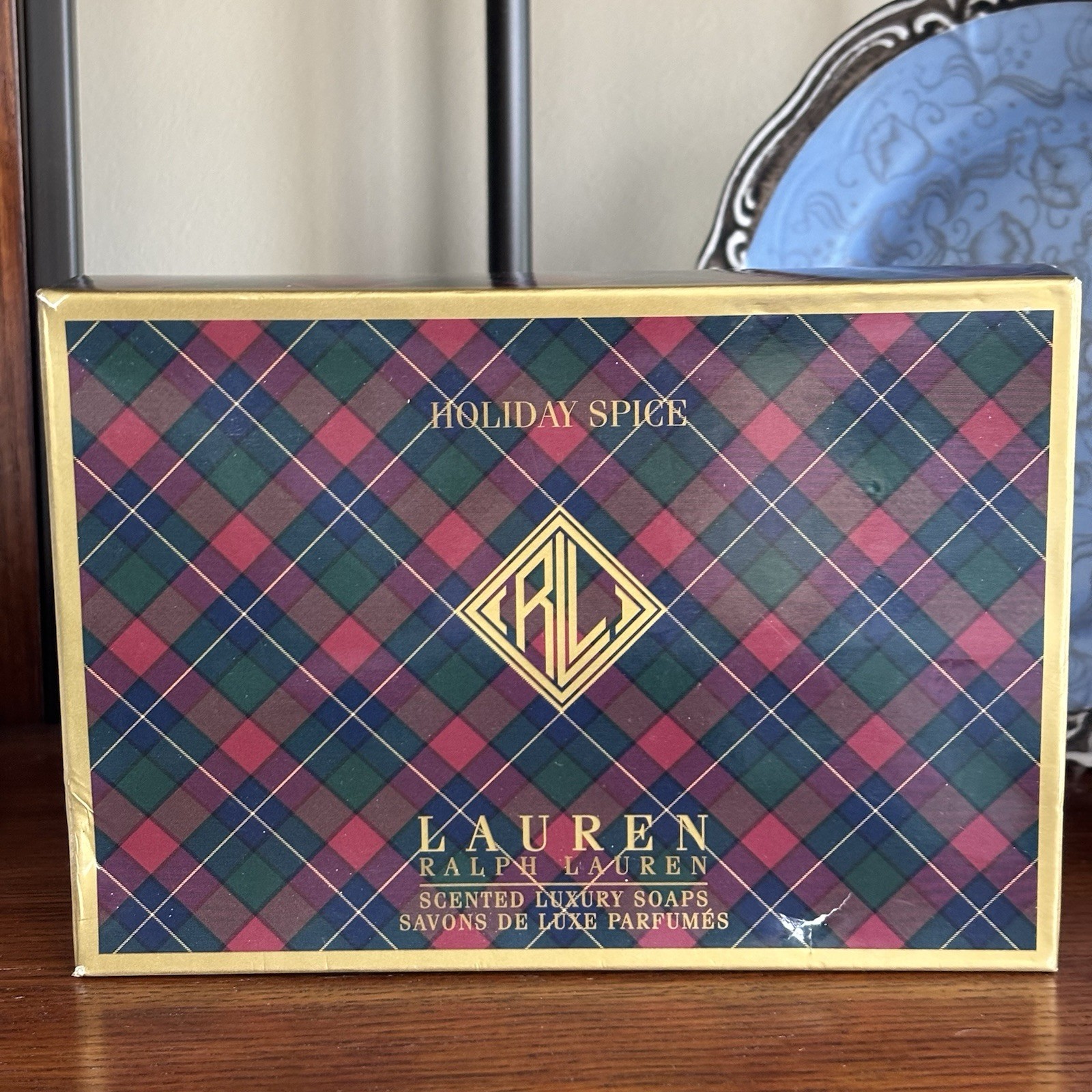 LAUREN RALPH LAUREN HOLIDAY SPICE SIX SCENTED LUXURY FACTORY SEALED SOAPS NIB
