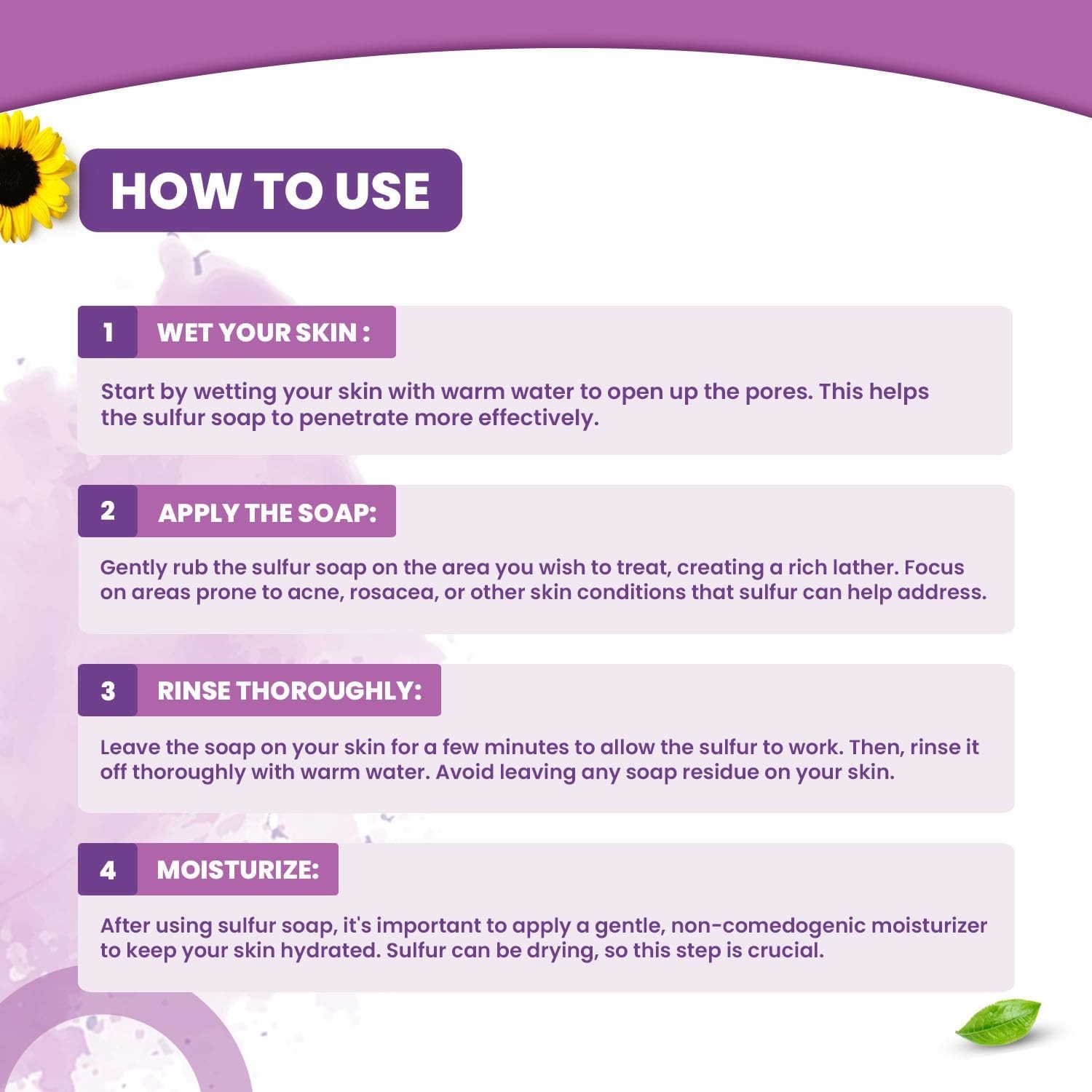 Max-Strength Sulfur Soap with Pure Lavender – Natural Relief for All Skin