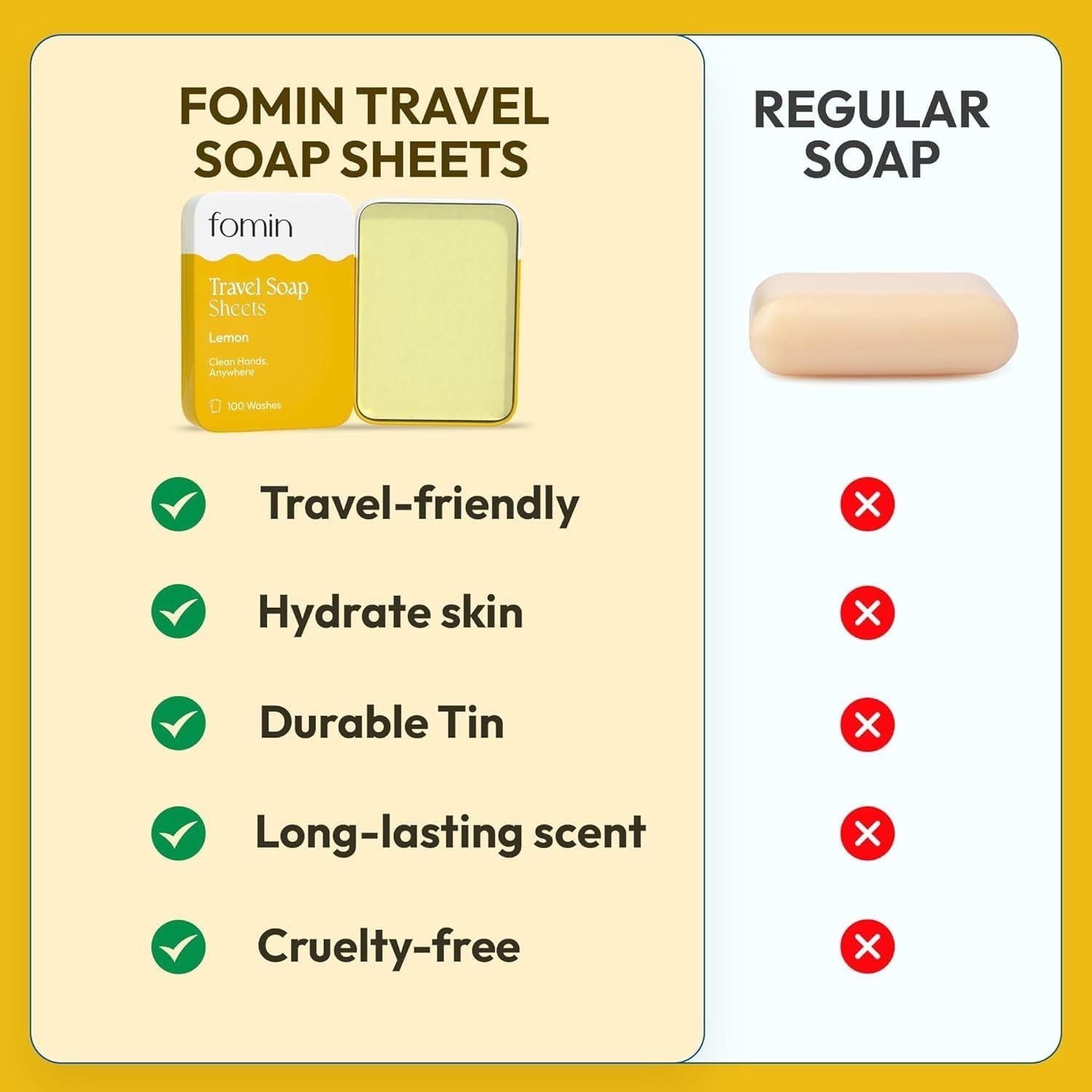 Portable Paper Soap Sheets – 300 Variety (Lemon, Orange, Lavender) – Travel Hand