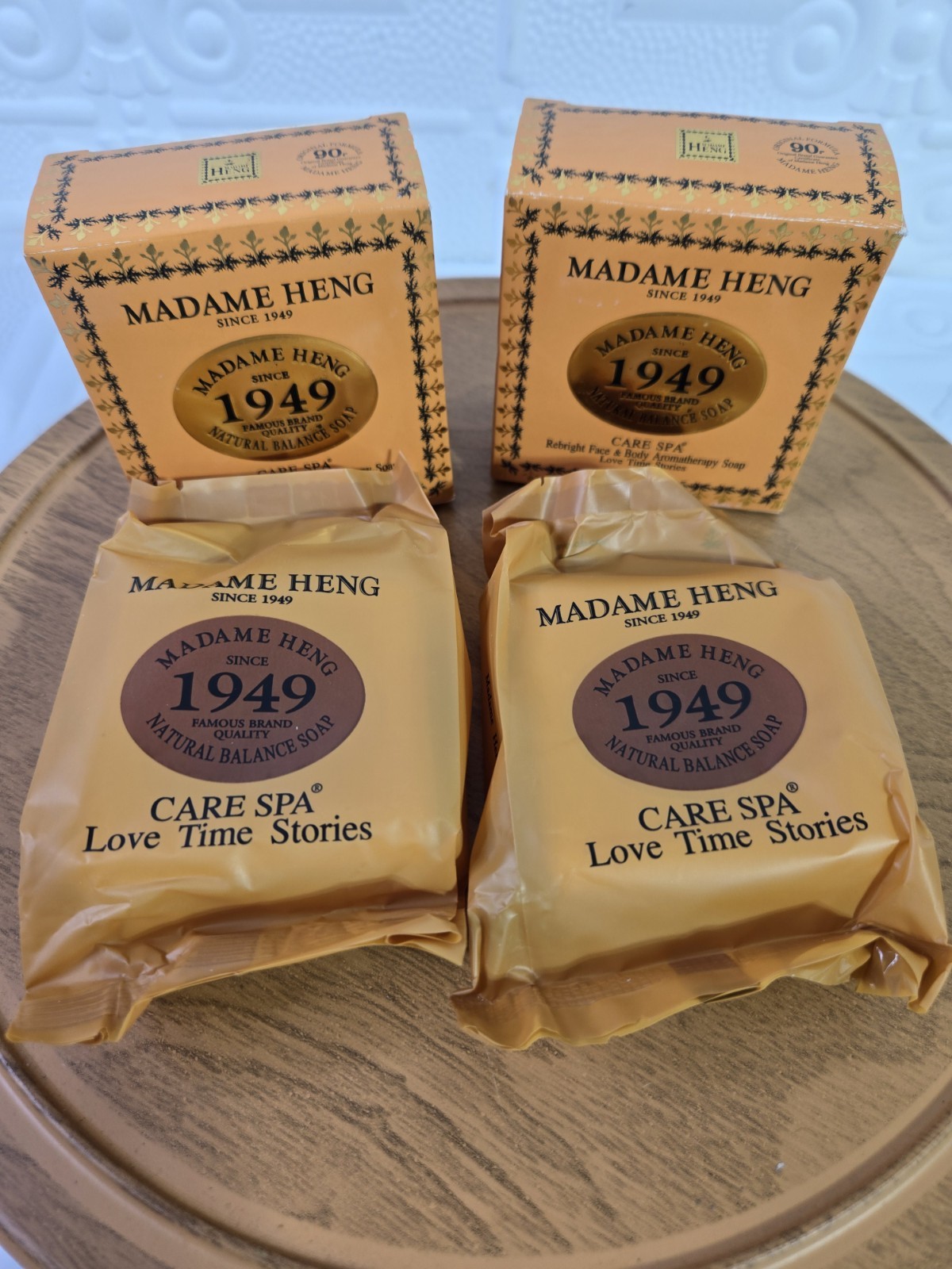 Lot Of 2 Madame Heng Original Herbal Soap Nature Balance Aromatherapy Care Spa