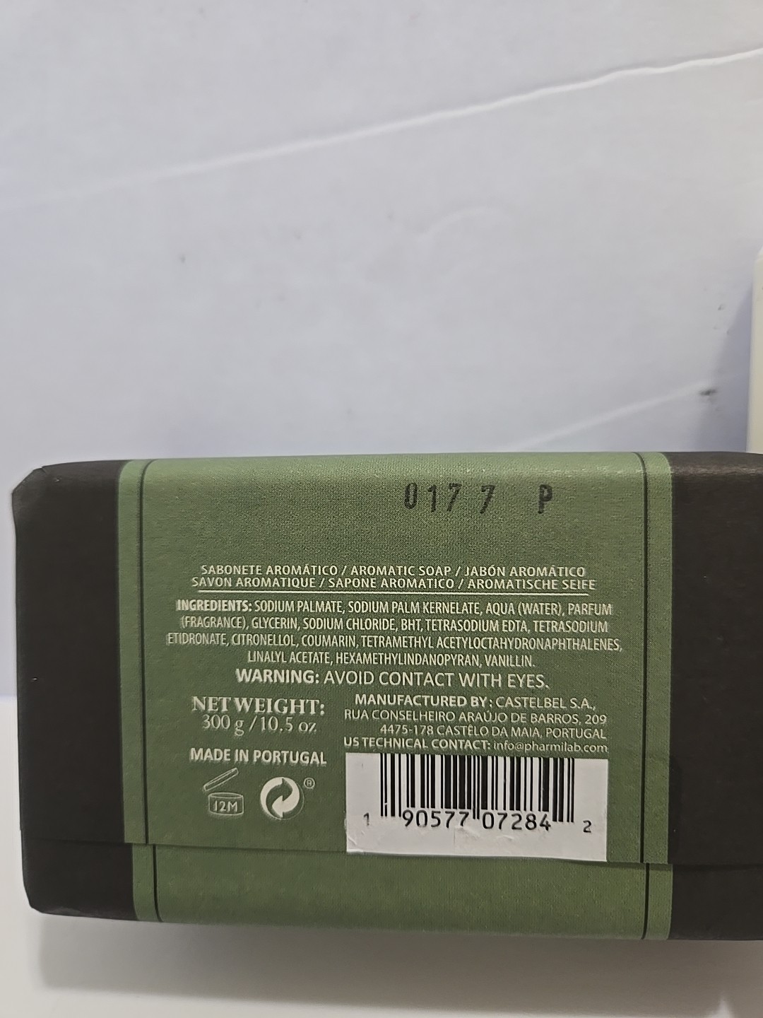 Casa Dos Aromas Oakwood/Forest SandalWood Scented Triple Milled Soap Men 10.5oz