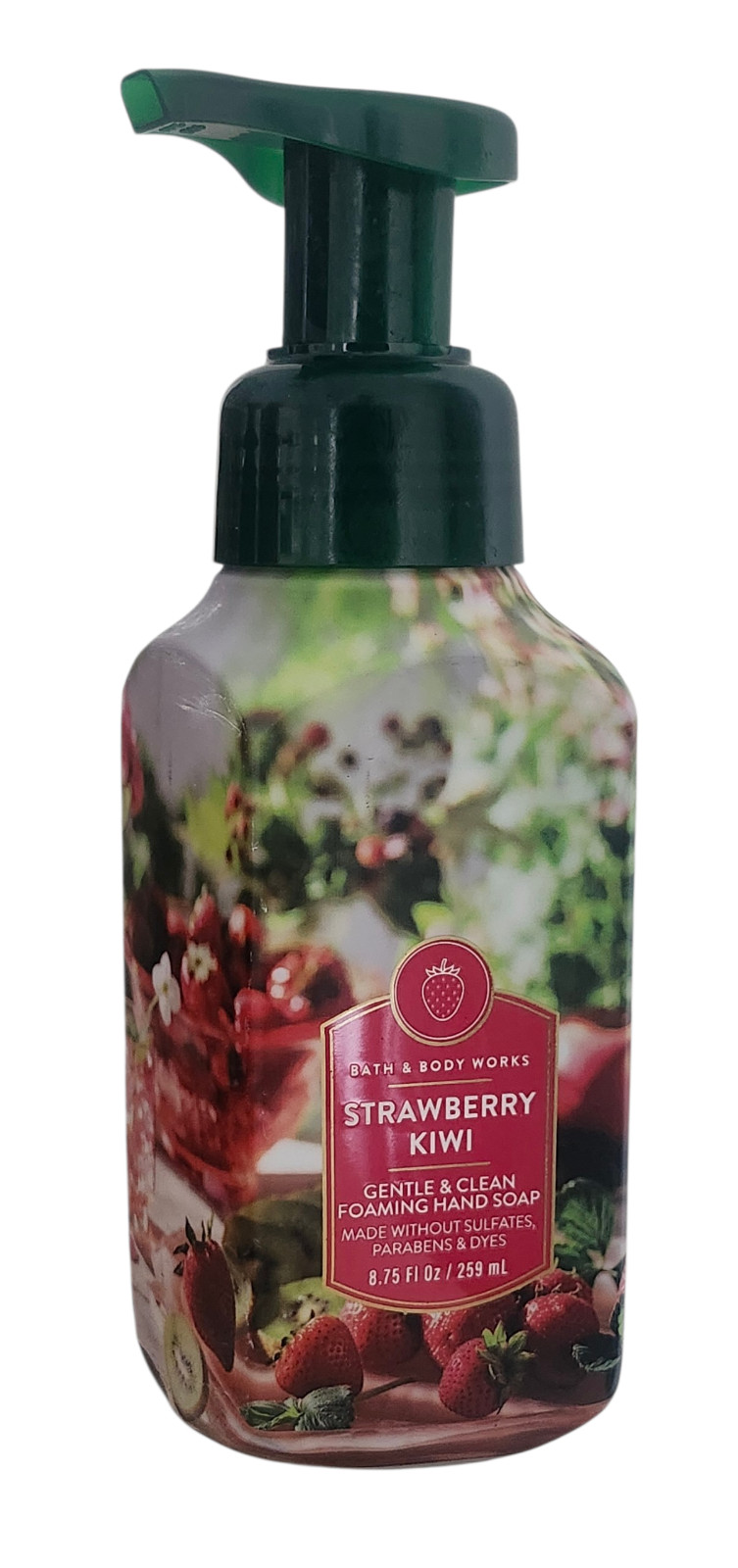 NEW Bath & Body Works STRAWBERRY KIWI Gentle & Clean Foaming Hand Soap, 8.75 OZ