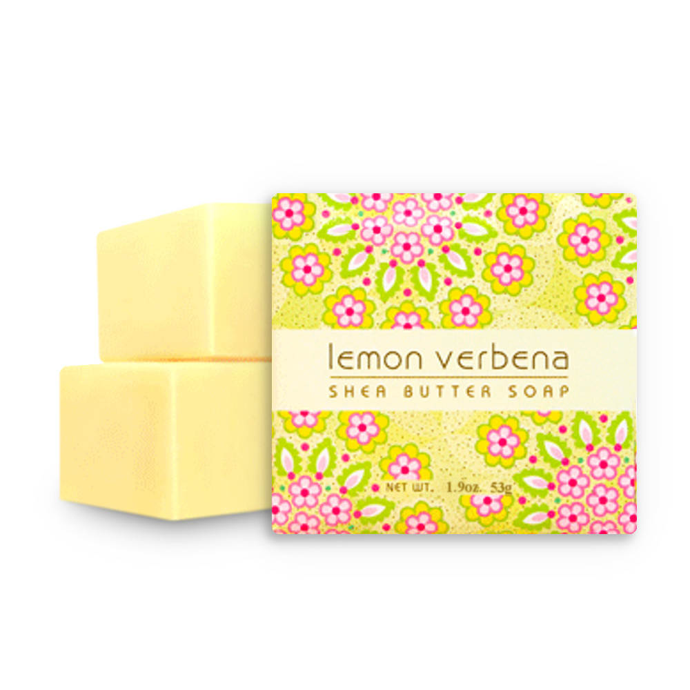 Greenwich Bay 1.9oz Soap, Lemon Verbena – Set of 4 (R5H027)
