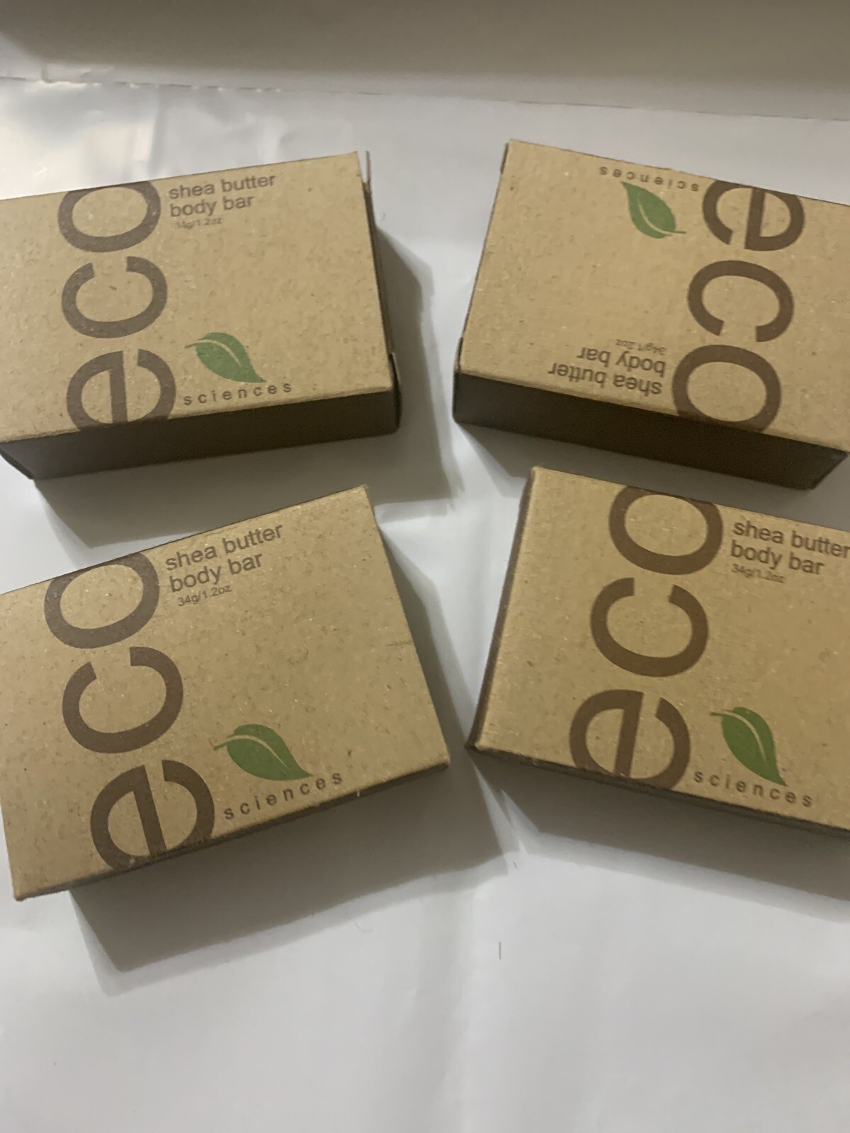 Shea Butter Body Bar 1.2oz Lot Of 4 New In Box ECo organic clean GREEN MOISTER