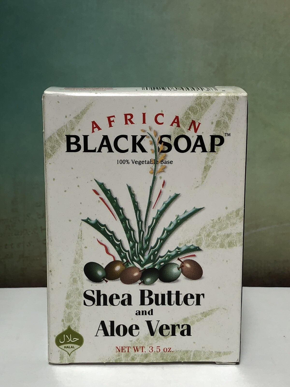 African Formula Black Soap Shea Butter and Aloe Vera 3.5 oz ~ NIB