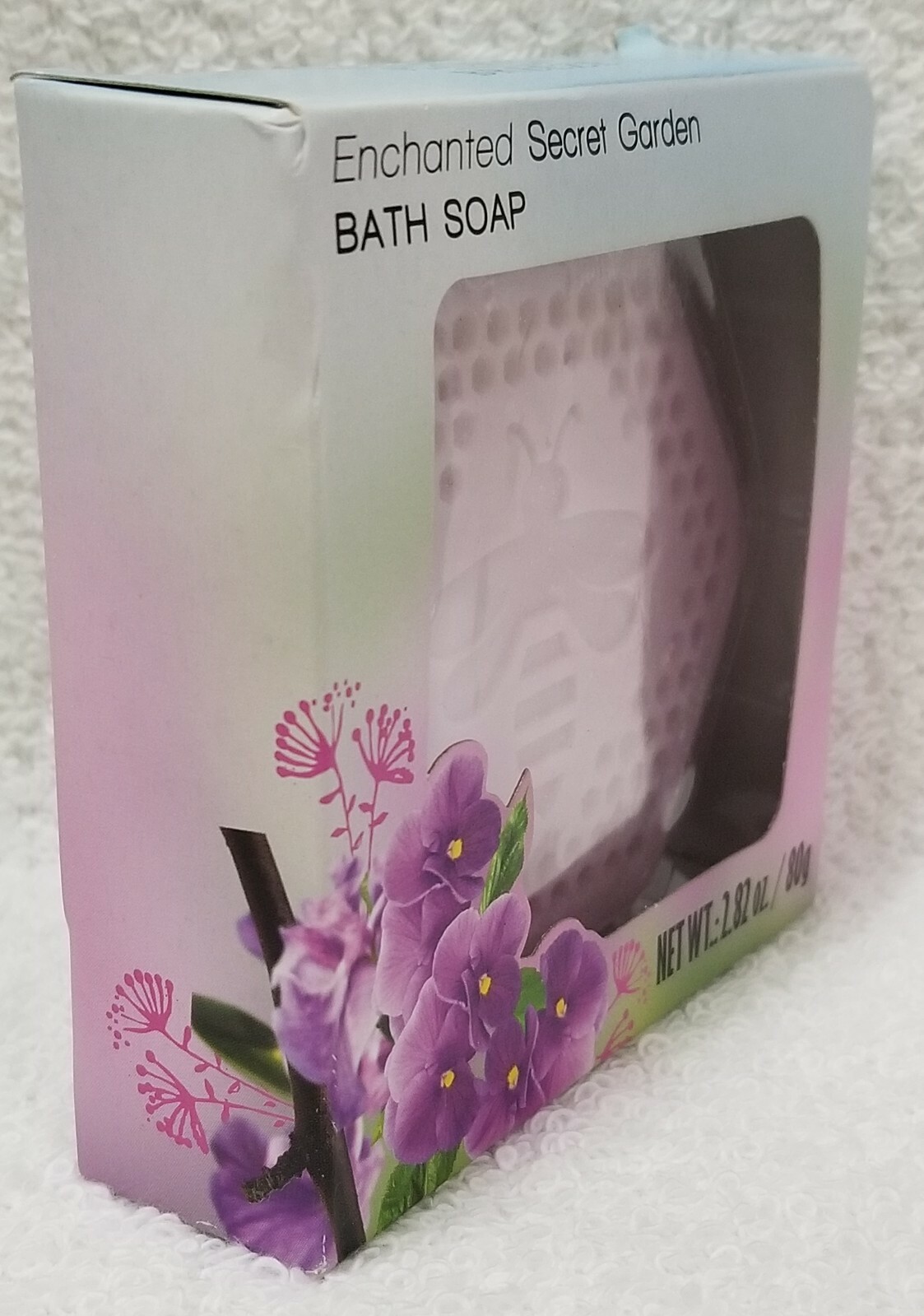 Floral Breeze ENCHANTED SECRET GARDEN Bath Soap Bar Bee Wal-Mart 2.82 oz/80g New