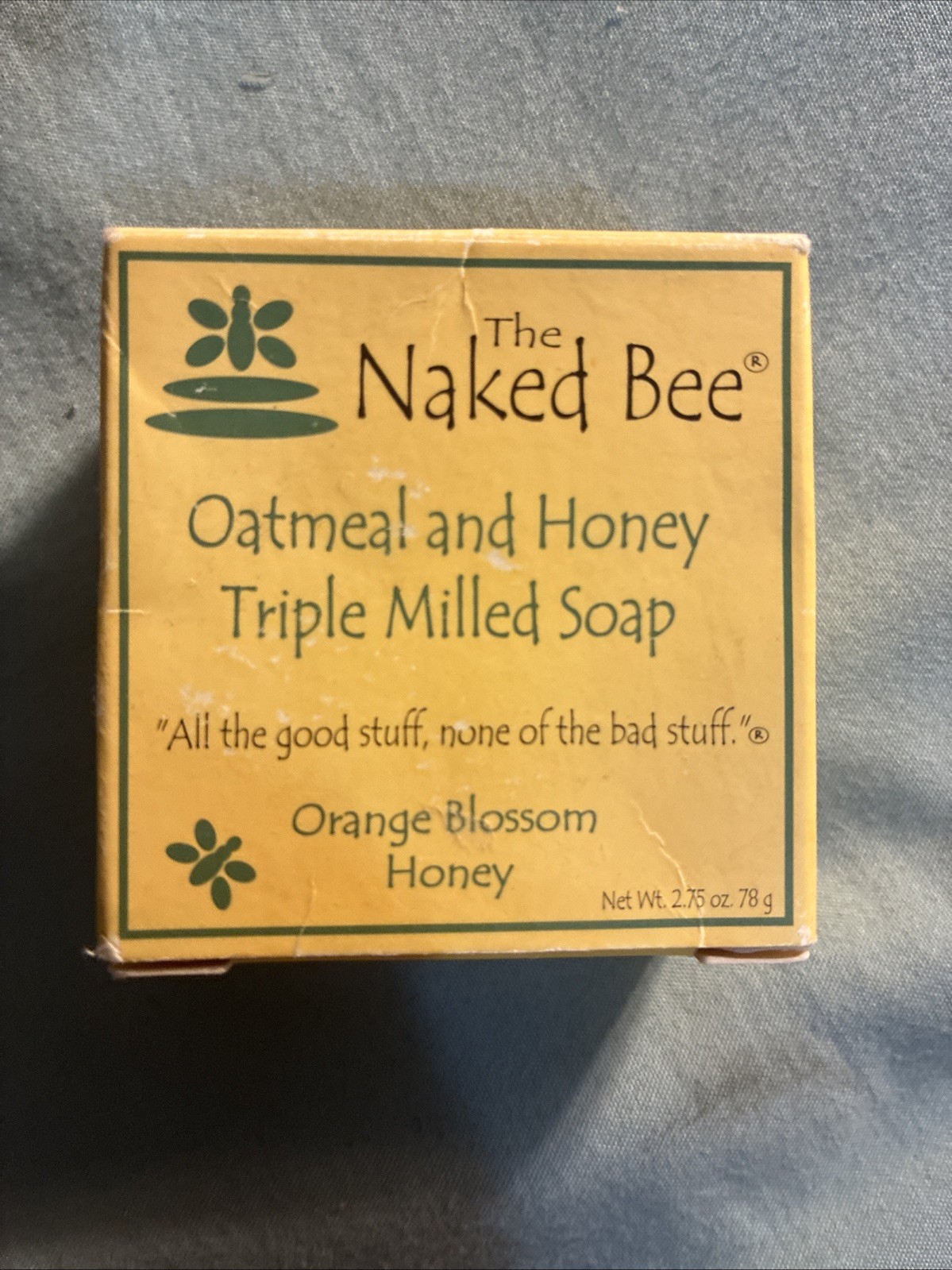 The Naked Bee Oatmeal & Honey Soap Orange Blossom Honey 2.75oz Bar