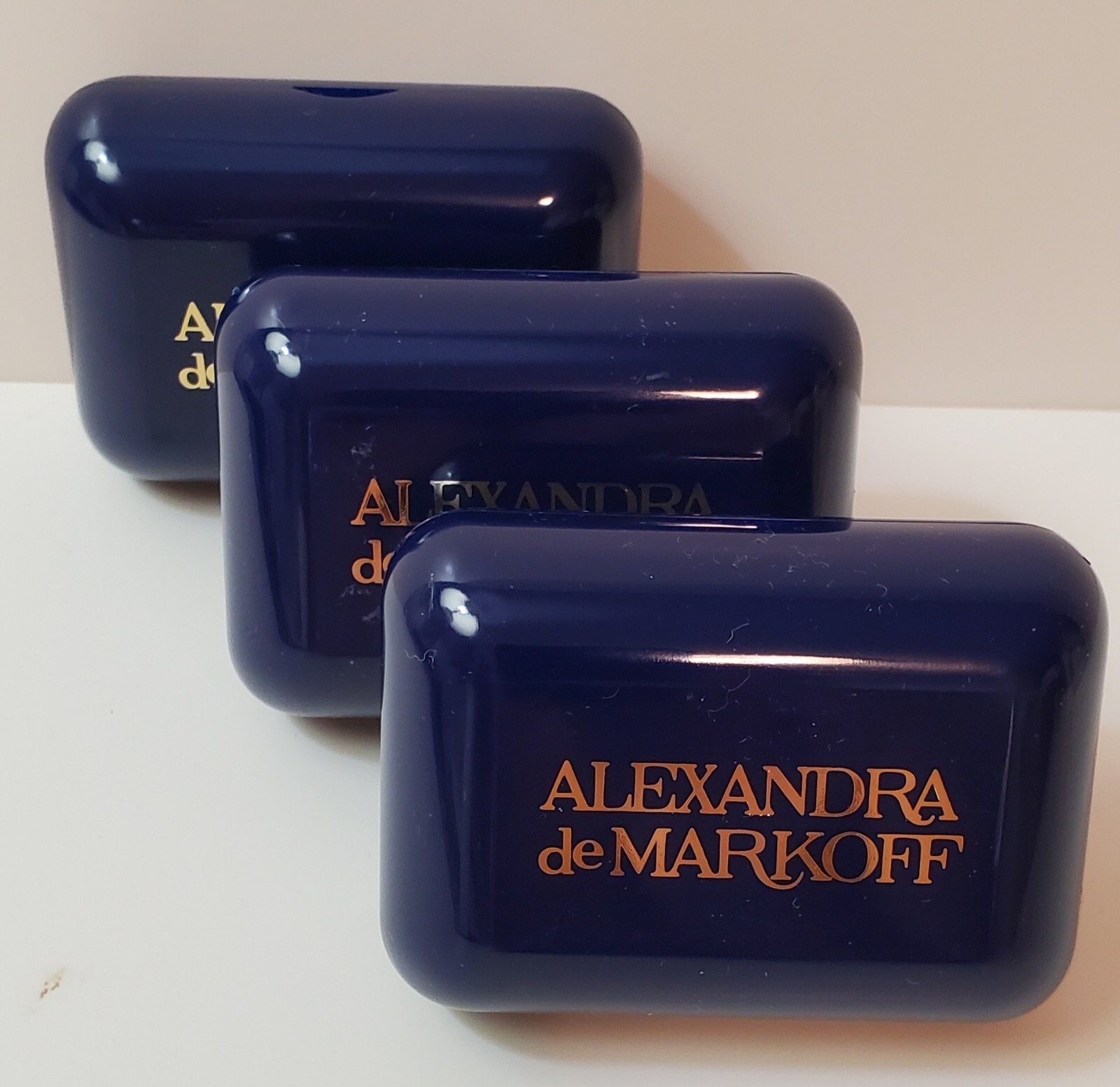 (x3) Alexandra De Markoff FACIAL Soap Cleansing Bars TRAVEL Size – 2 oz