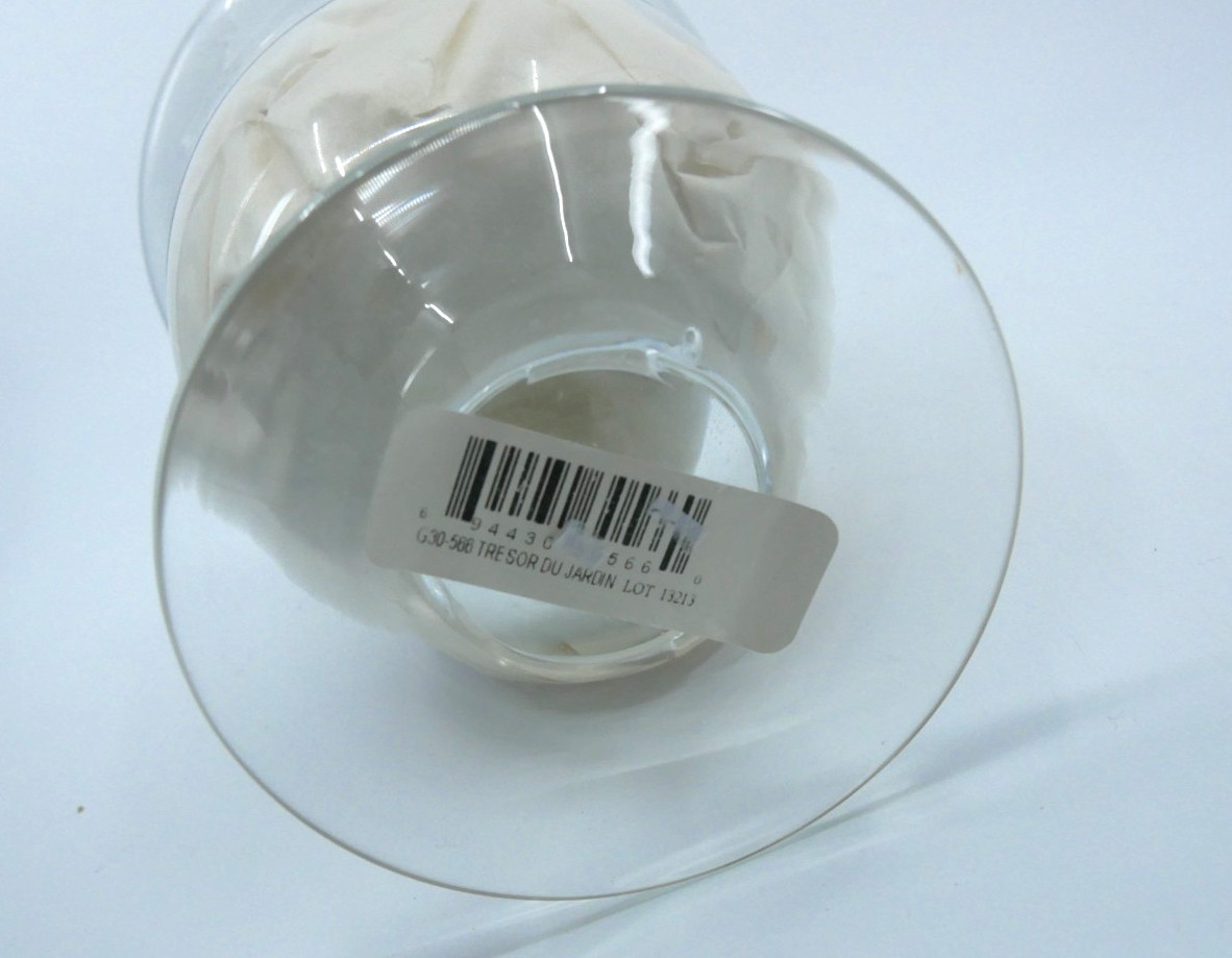 Gianna Rose Atelier Rose Soap Decor Apothecary Glass Jar 5 oz New