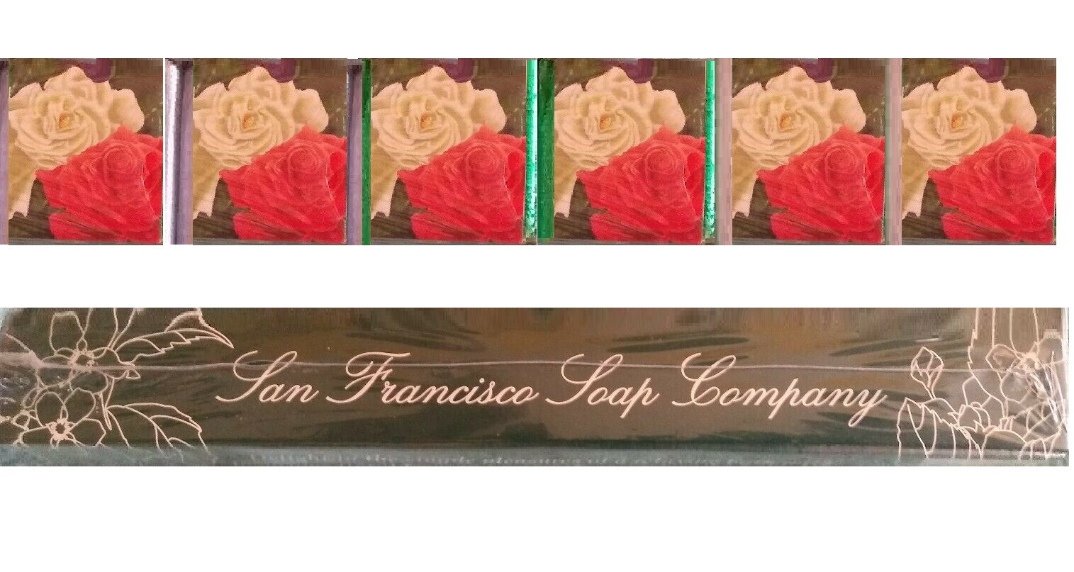 6 SAN FRANCISCO SOAP CO SAMPLER BATH CUBES FREESIA GARDENIA ROSE FREE SHIPPING