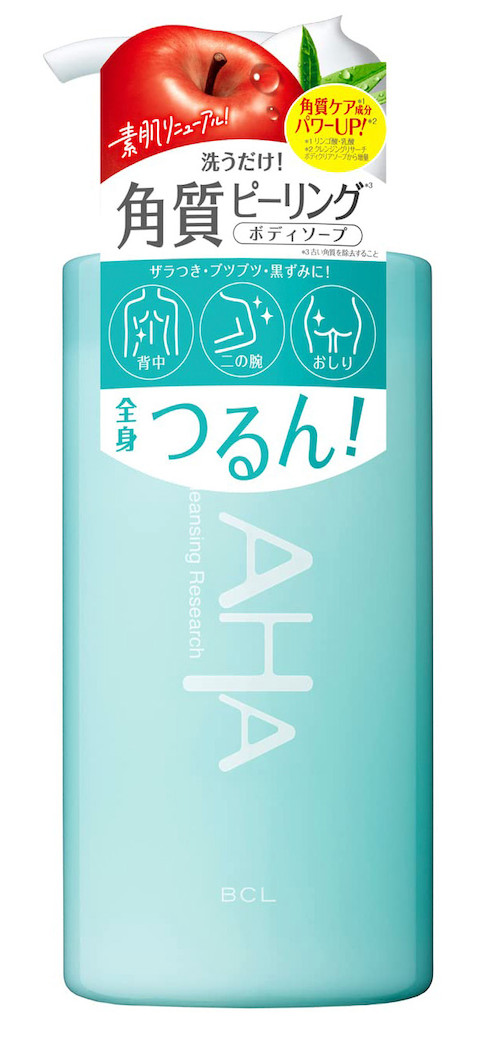 BCL AHA Cleansing Research Body Peel Soap – Exfoliating Body Wash, 480ml/From JP