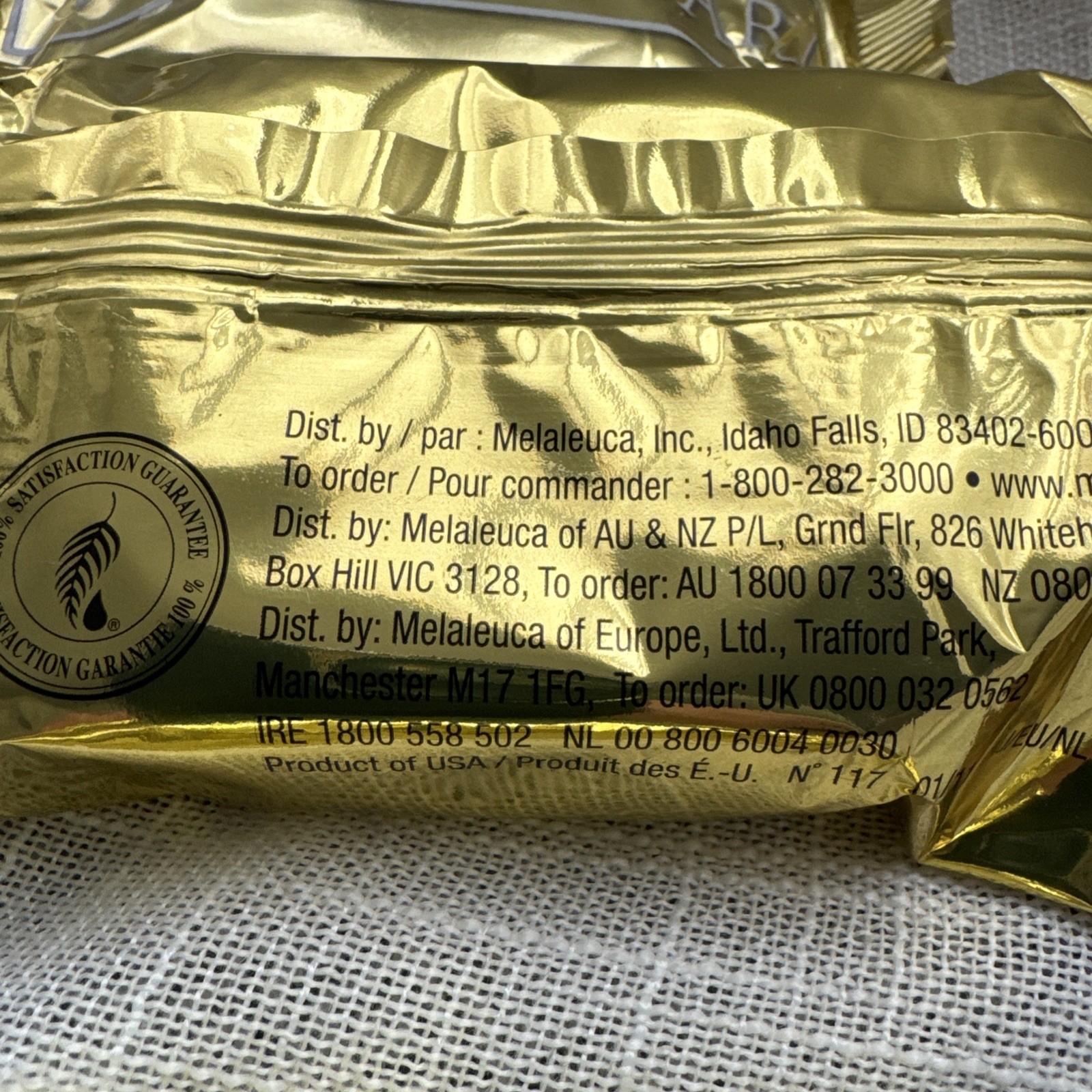 LOT of 3 MELALEUCA THE GOLD BAR SOAP 4.5 OZ NEW/SEALED