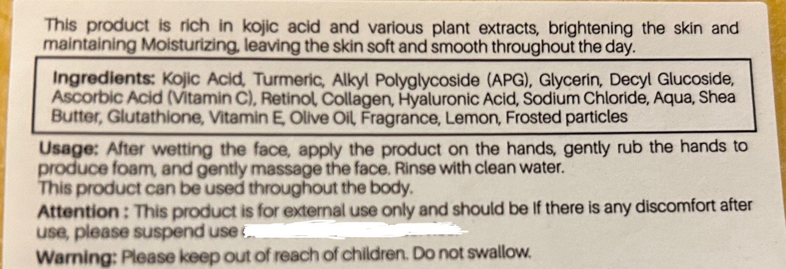 Lemon Turmeric Kojic Acid Brightening Soap Dark Spot Remover