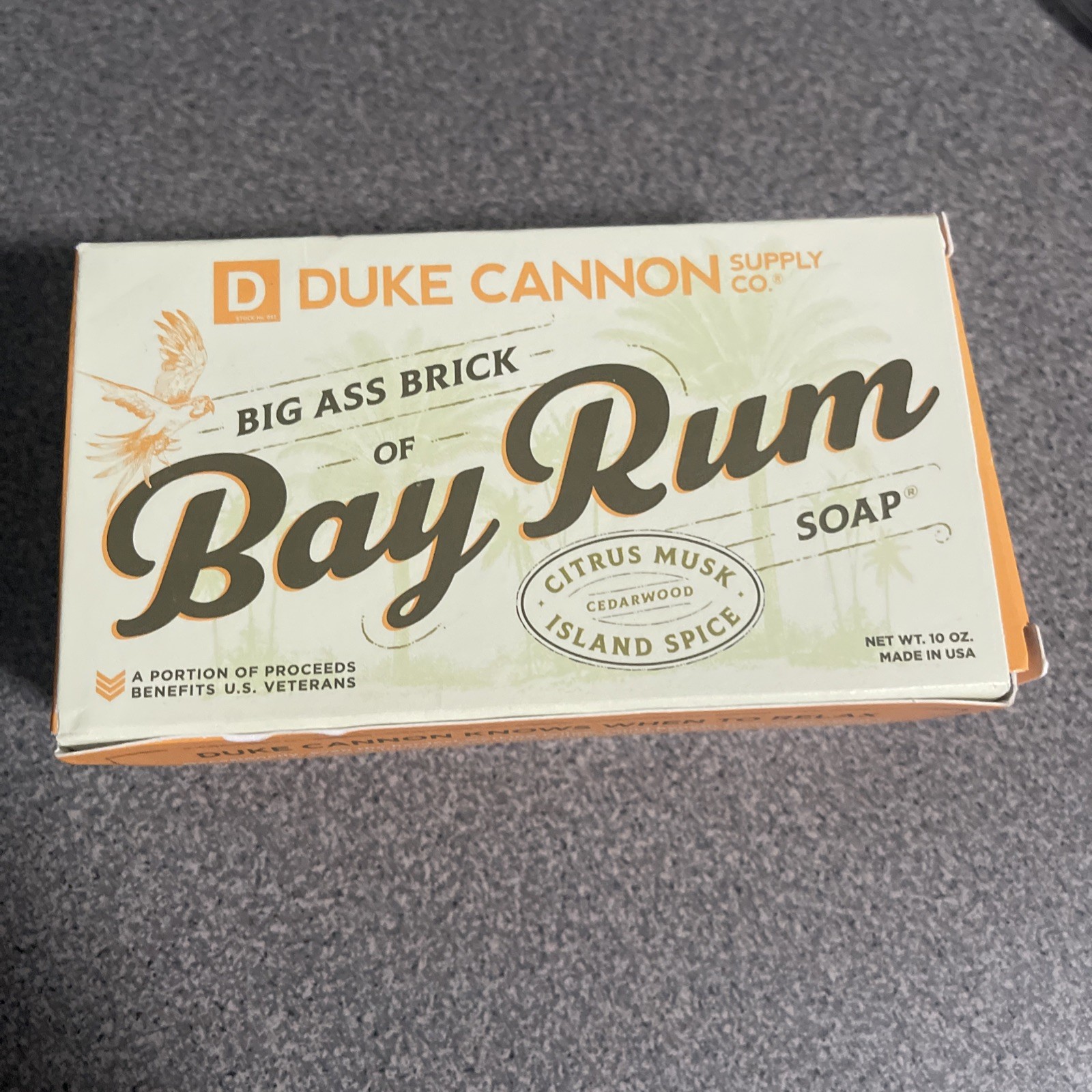 Duke Cannon One Big Ass Brick of Bay Rum Soap