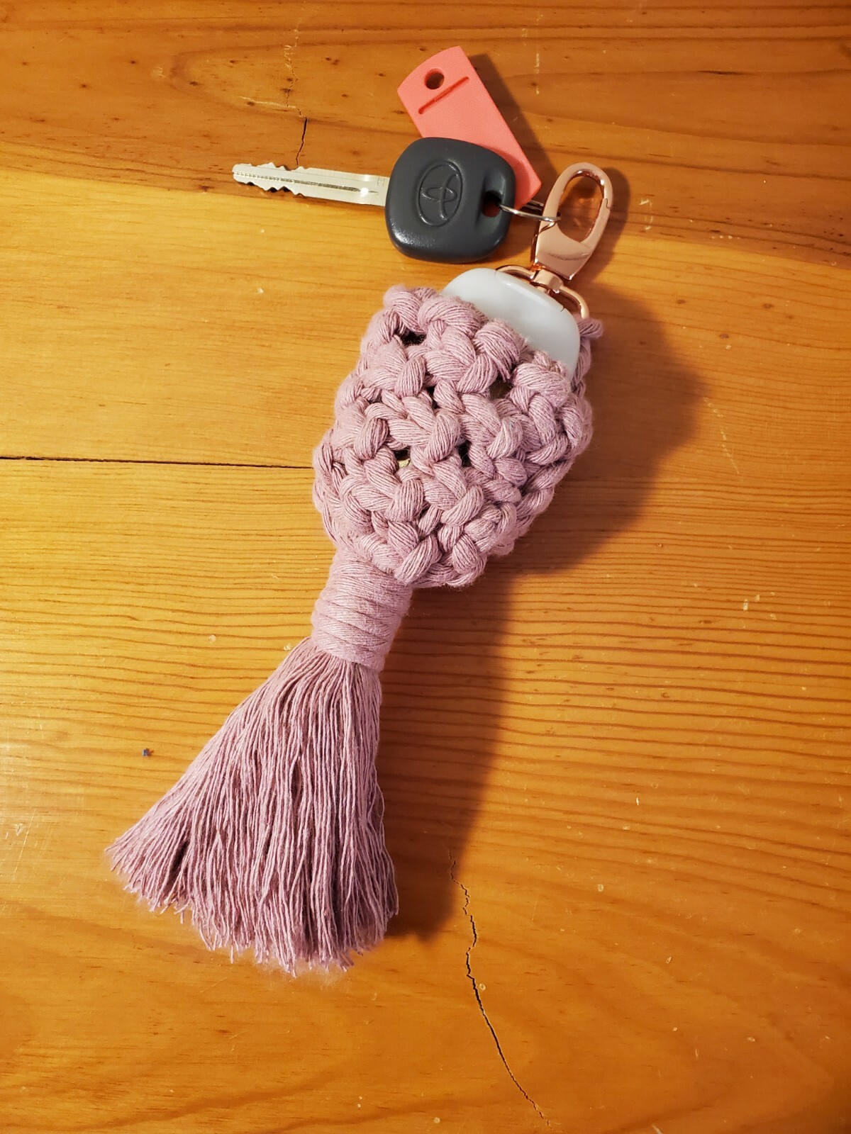 Bath Body Works Pocket *Bac Holder Case Sleeve for Hand Gel Custom Color macrame