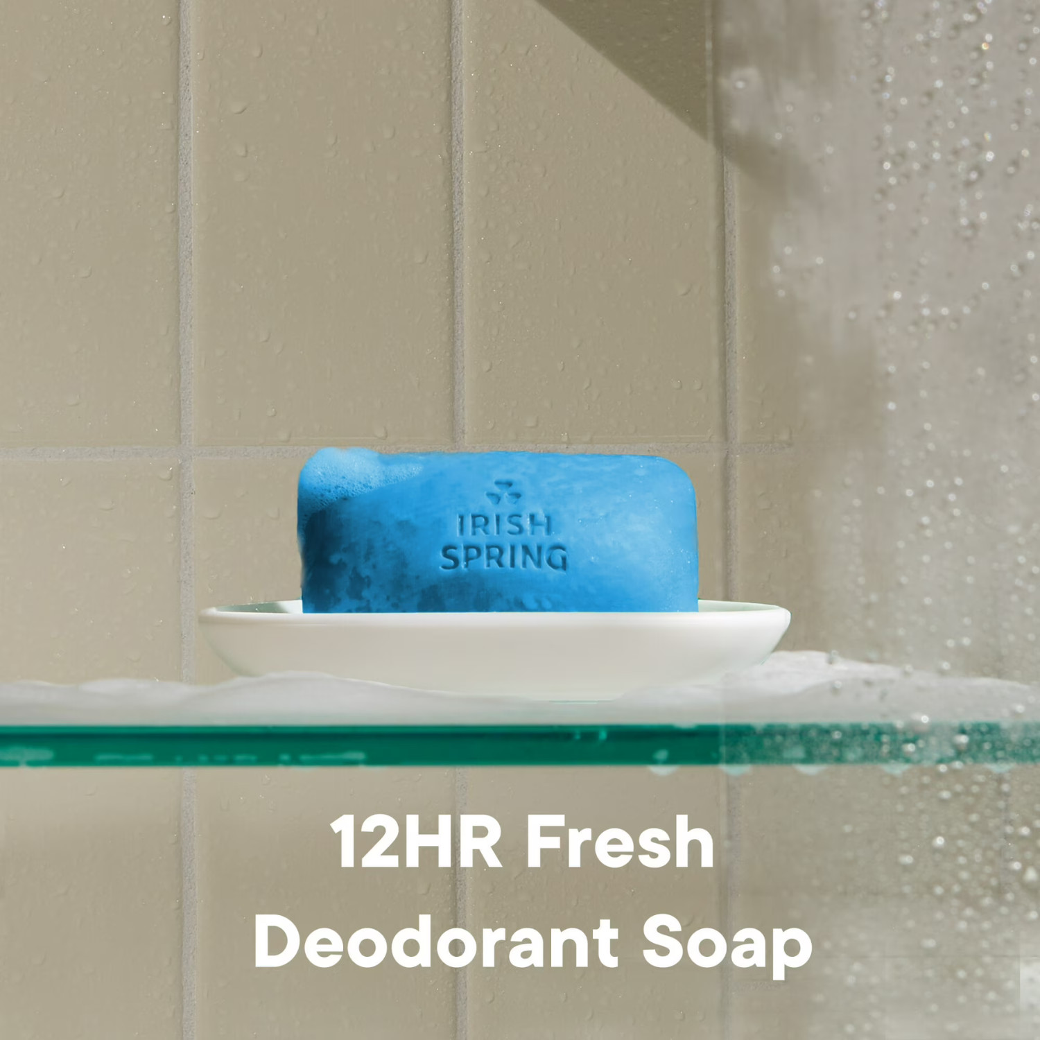 Irish Spring Icy Blast Bar Soap for Men, Mens Bar Soap, 12 Pack, 3.7 oz Soap Bar