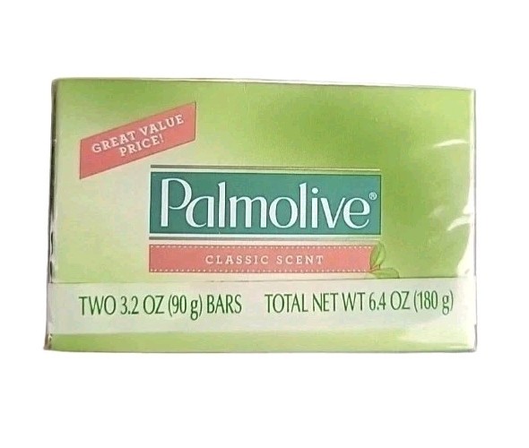 💚 PALMOLIVE 💚🌱 (2-BARS) 3.2 Oz. 🫧 ●CLASSIC SCENT● 🫧 Mild All Family Soap.