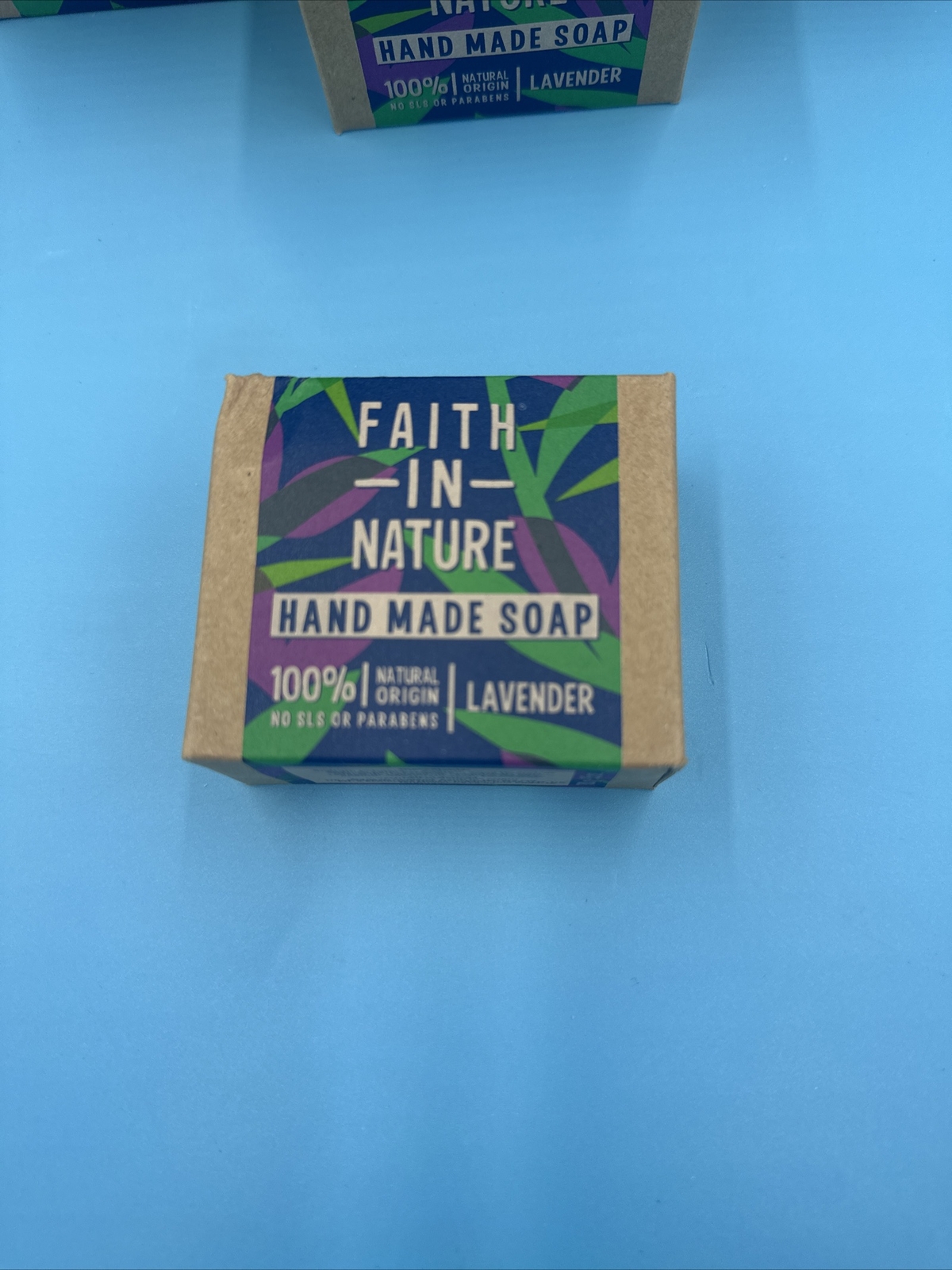 Faith in Nature Lavender Soap 100g (Pack of 6) Hand Made Soap N111 Damaged Box