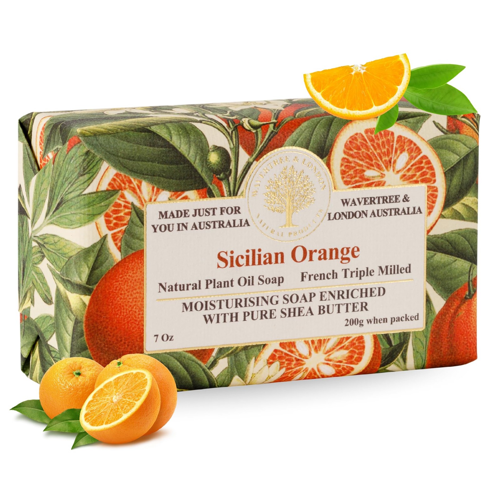 Moisturizing Soap Bar Triple Milled Natural Shea Butter Scented Bath Body 7oz