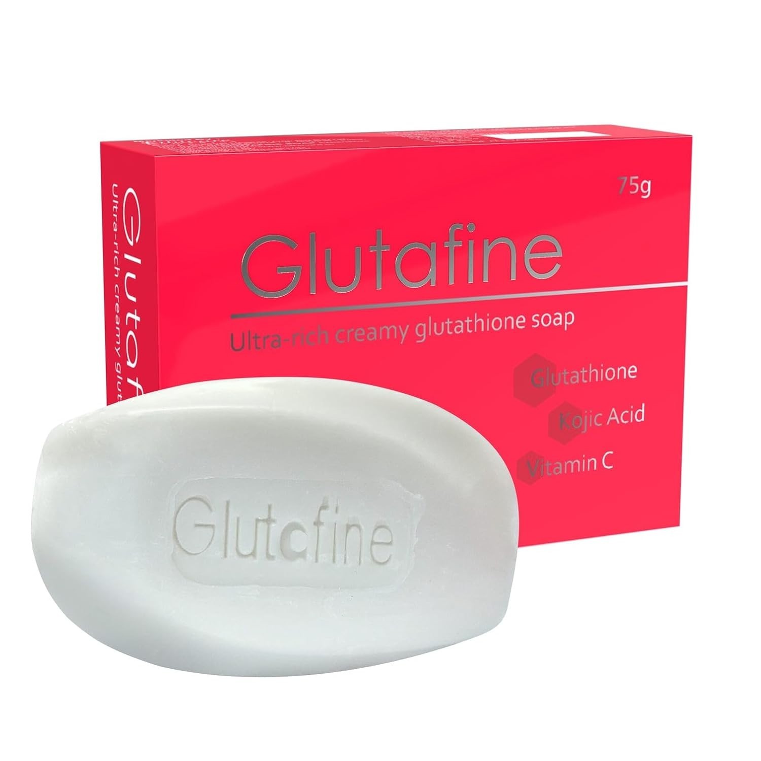 Glutafine Soap 75 gm Pack of 2 Fast Shipping