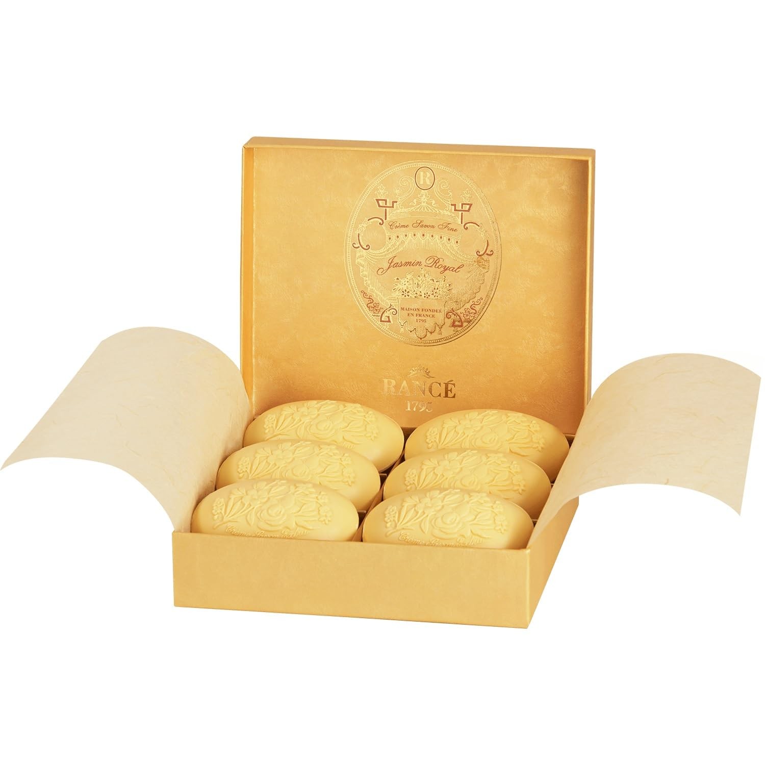 Rance Soaps by Rance Jasmin Royal Soap Box 6 X 3.5 oz Women