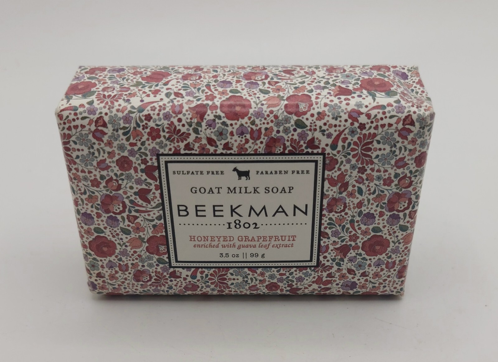 NEW Beekman 1802 Goat Milk Soap Bar” HONEY GRAPEFRUIT” 3.5 oz