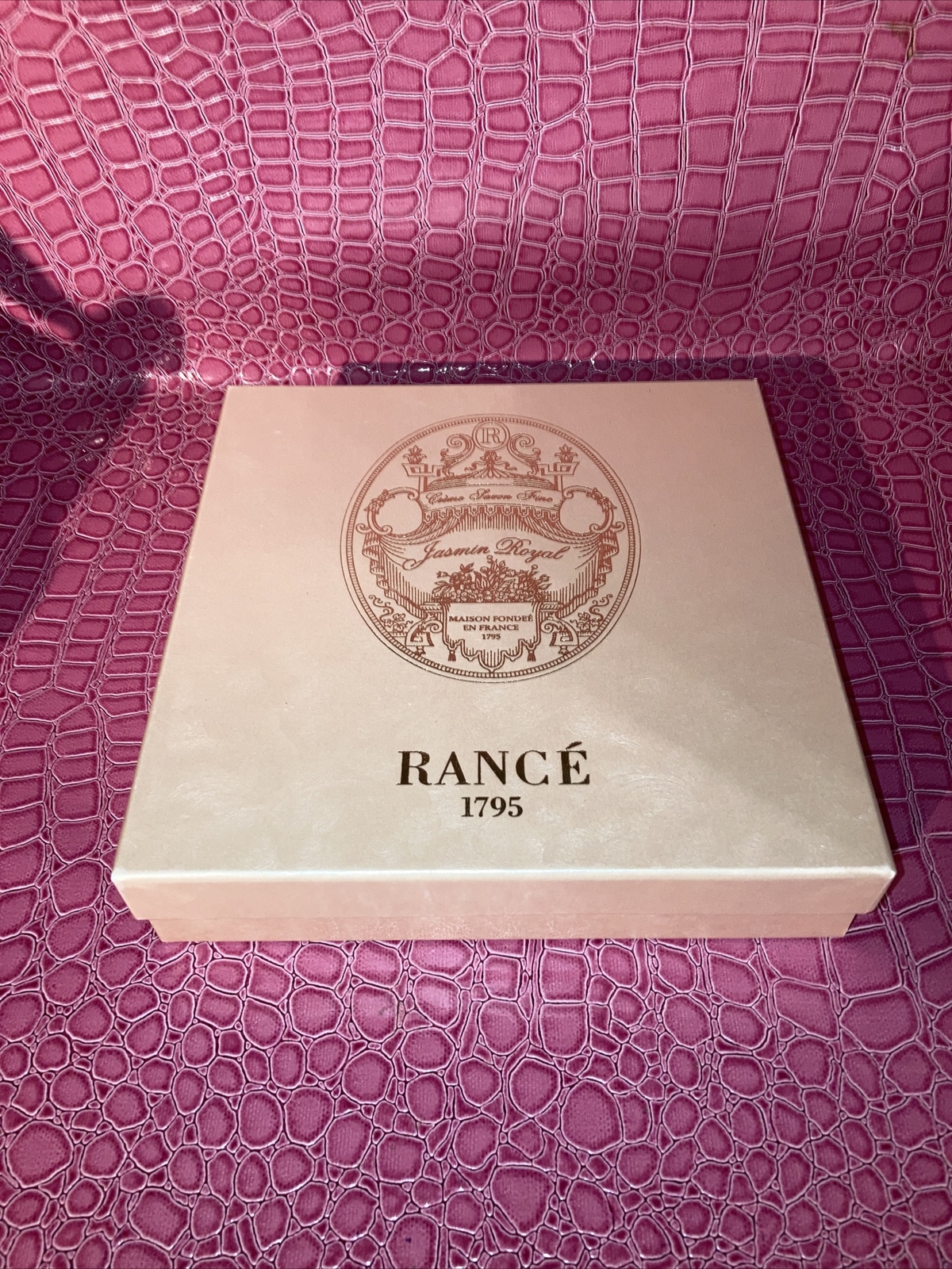 Rance Jasmine Royal Fine Soaps Box Set Of 6 X 3.5 Oz Each Soap Bars. Sealed.