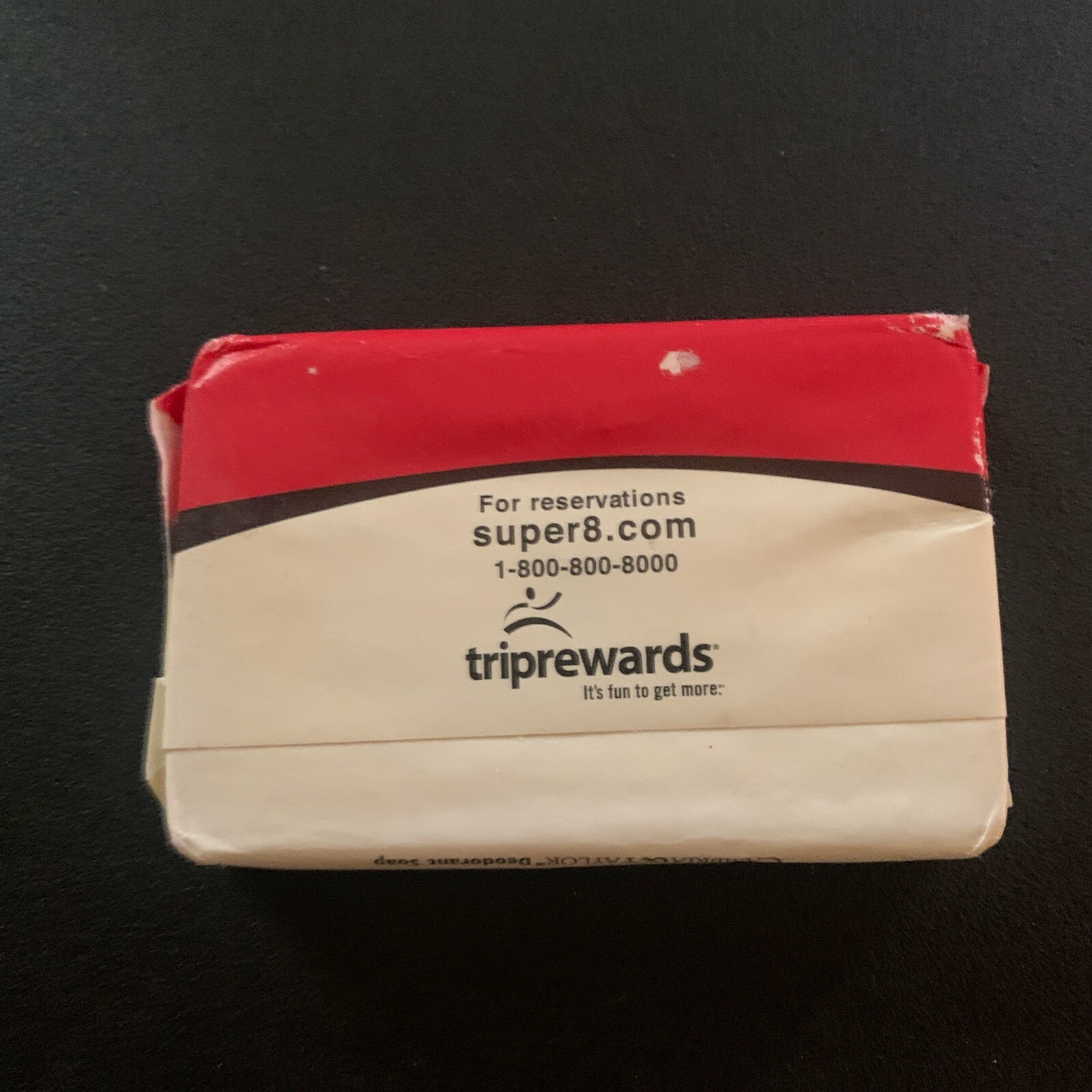 Vintage Triprewards Facial Bar Soap Super 8 Motel Collectible Rare White New