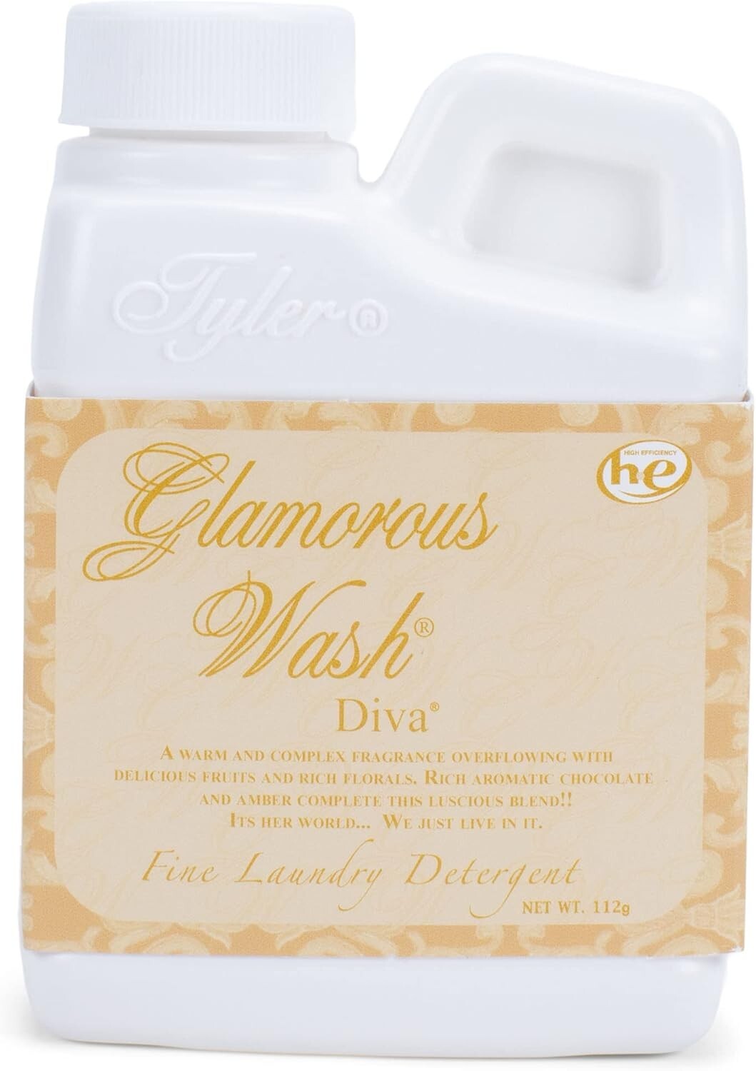 Tyler Glamorous Wash – 4 Oz Phosphate-Free Liquid for Lingerie and Fine Linens