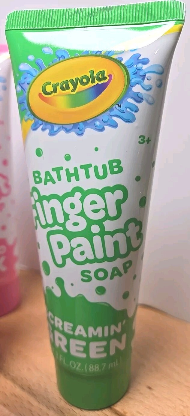 🔥Lot Of 11 New Crayola Bathtub Finger Paint Soap Kids 3oz Red Green Pink Purple