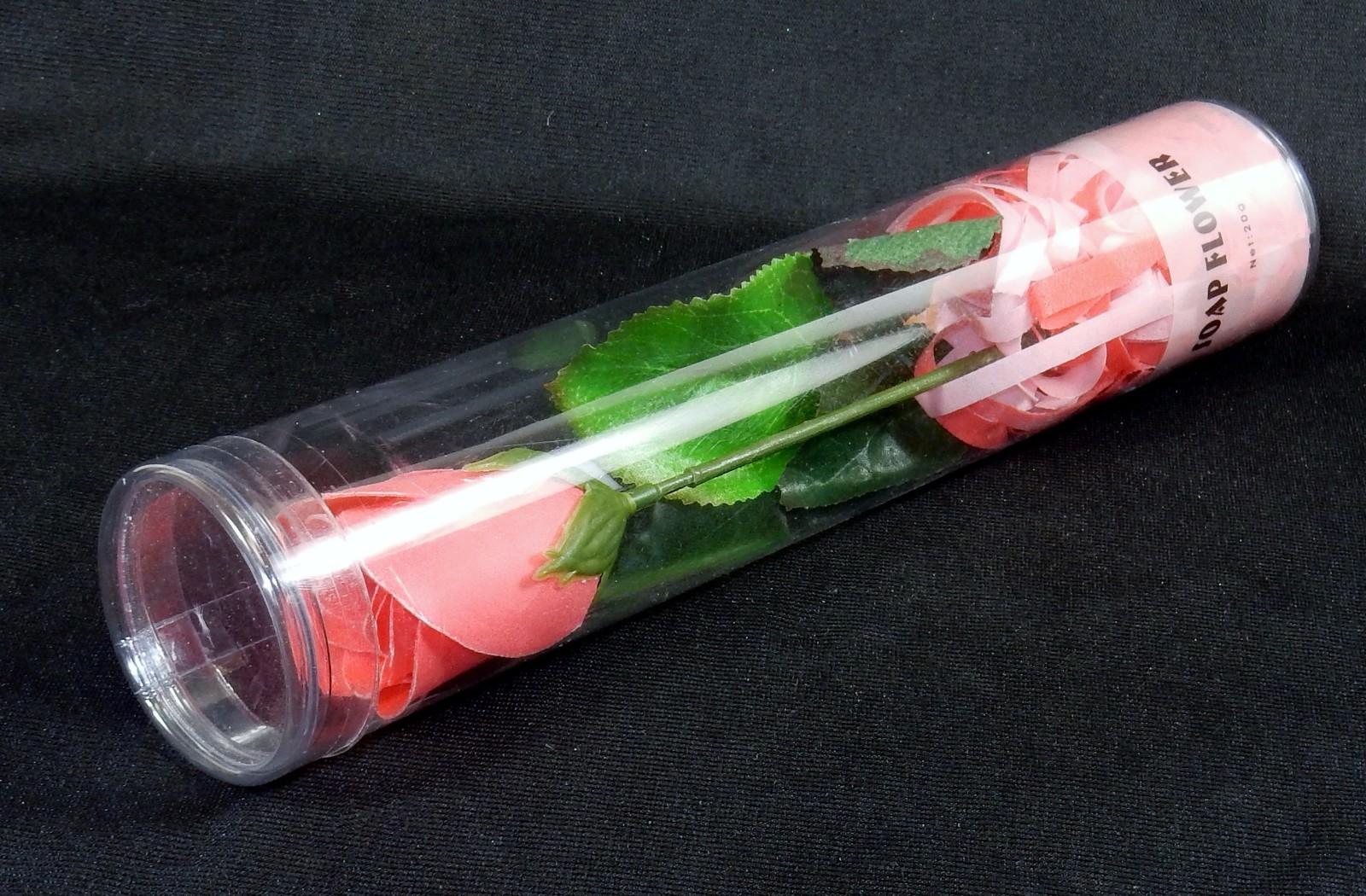 Luxury Bath Soap, Single Red Rose w/Ribbons,~ Stocking Stuffer