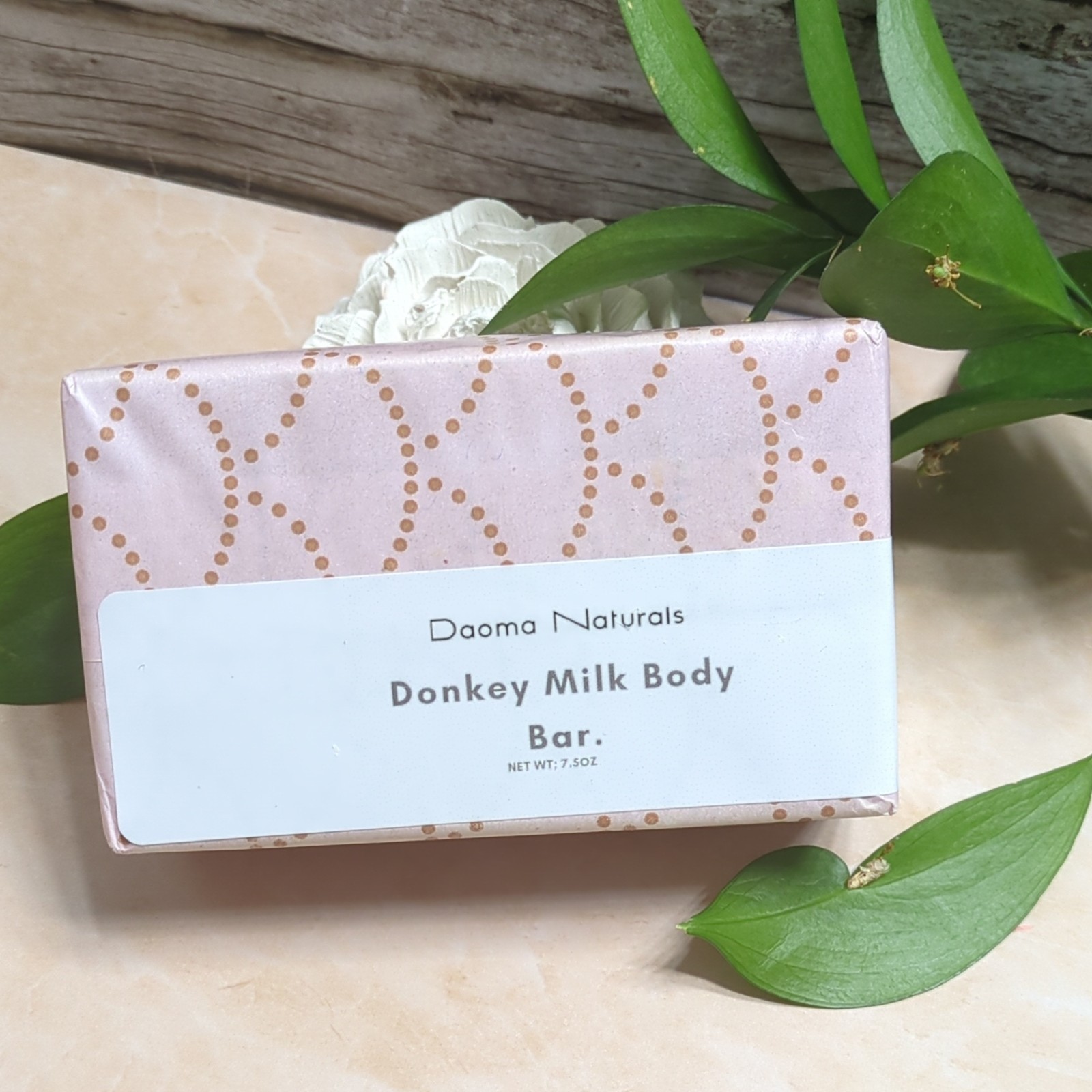 Daoma Naturals Donkey Milk Soap Bar 7.5 oz Beige Body Unisex Glycerin
