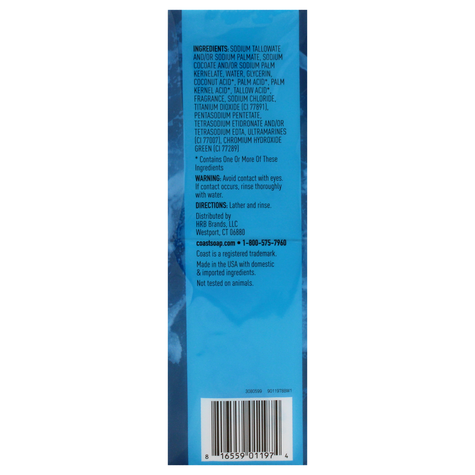 Refreshing Deodorant Soap – Classic Scent by Coast for Unisex – 8 x 4 oz Soap