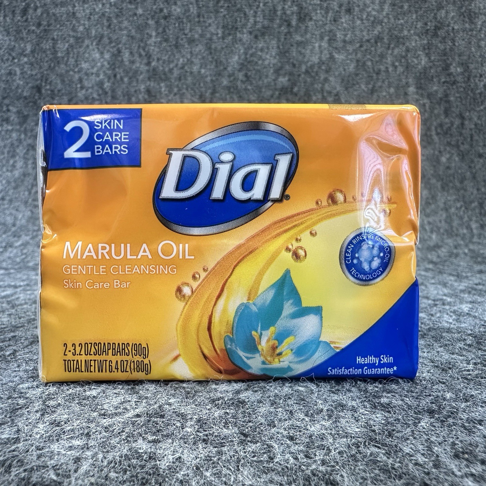 Dial Marula Oil Gentle Cleansing Skin Care Bar Rare 3.2 oz. 2 Pack New Retired