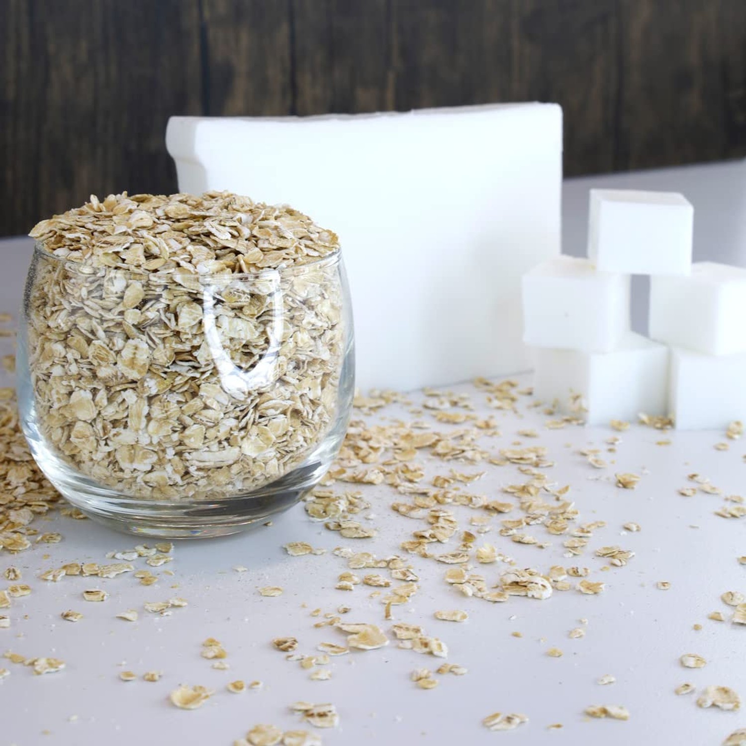 Primal Elements Oatmeal – Moisturizing Melt and Pour Glycerin Soap Base for C…