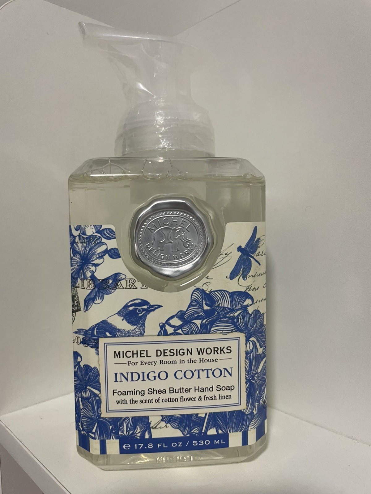 Michel Design Works Foaming Shea Butter Hand Soap 17.8 Oz. Indigo Cotton