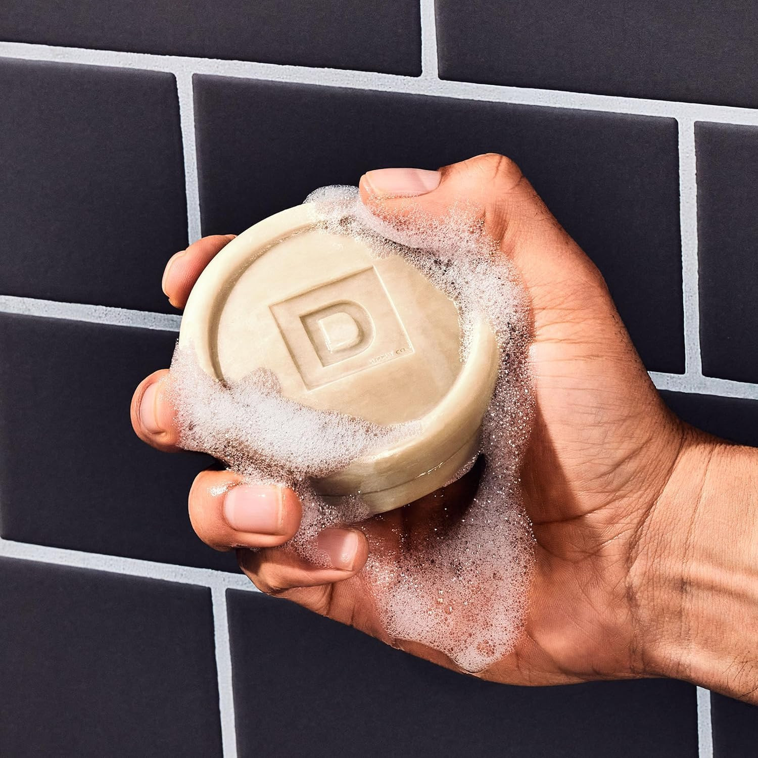 Palomino Men’S Soap Puck – 5 Oz – Mahogany + Vanilla Scent – Disc-Shaped, Triple