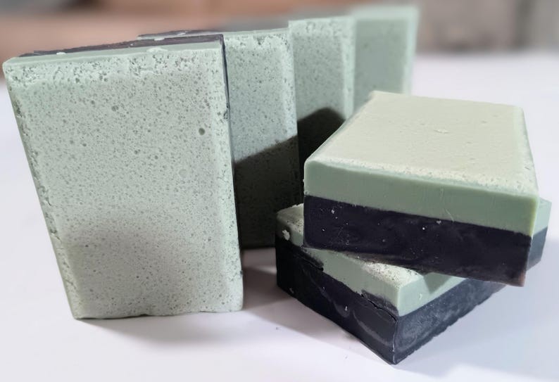 Moss & Cedar Goat’s Milk Soap | Masculine Soap Bar – Cedarwood & Rosemary Blend
