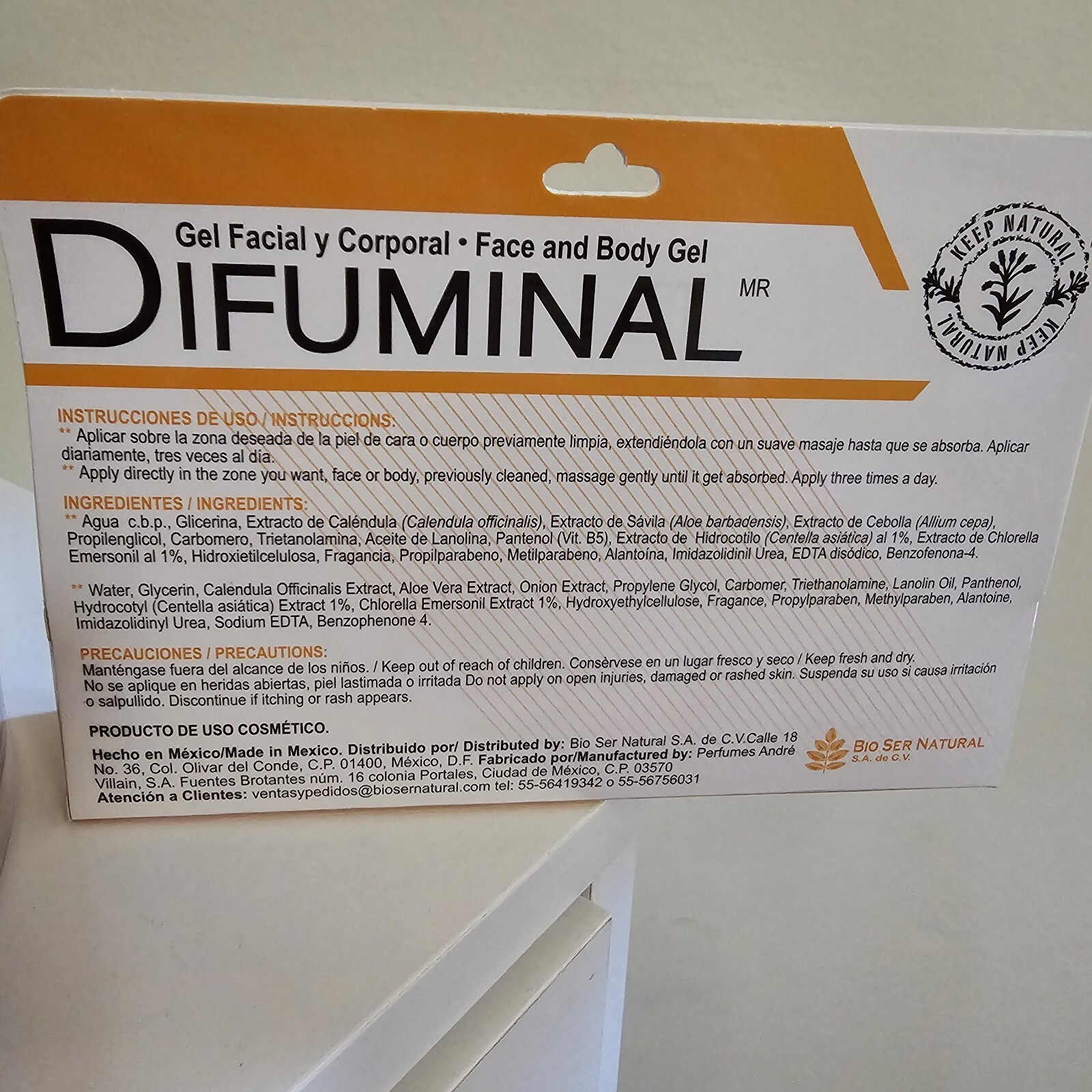 Difuminal Gel Facial Y Corporal/Treatment Skin 65g