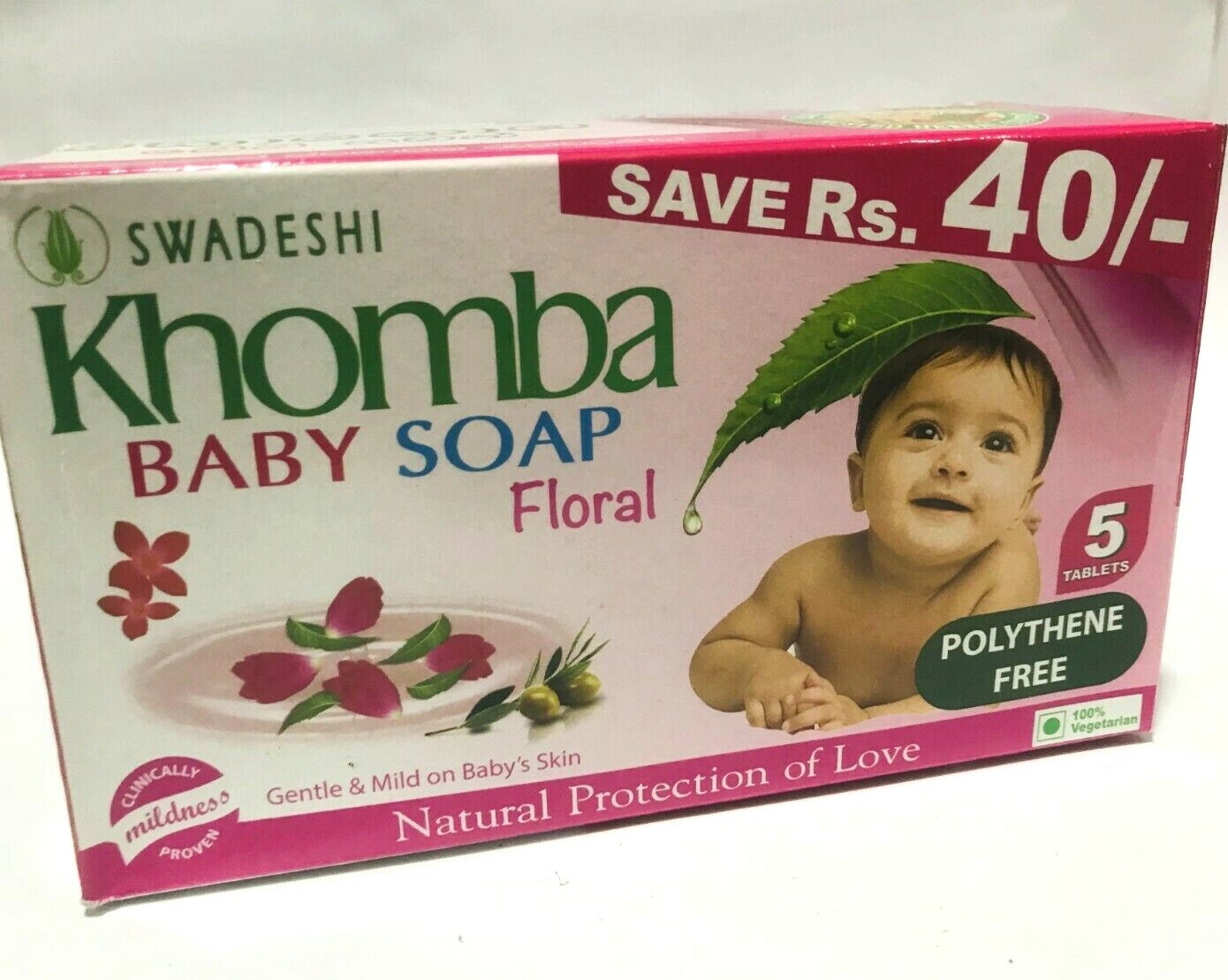 Kohomba BABY SOAP Ayurveda Herbal Baby Soap 100% Herbal Natural’s Soap 5 Pieces