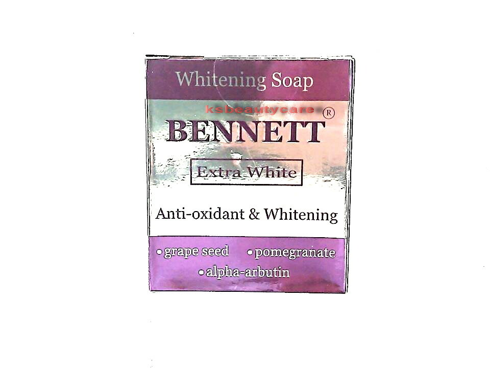 3x BENNETT Soap Extra White Antioxidant & Whitening Skin with Alpha Arbutin 130g