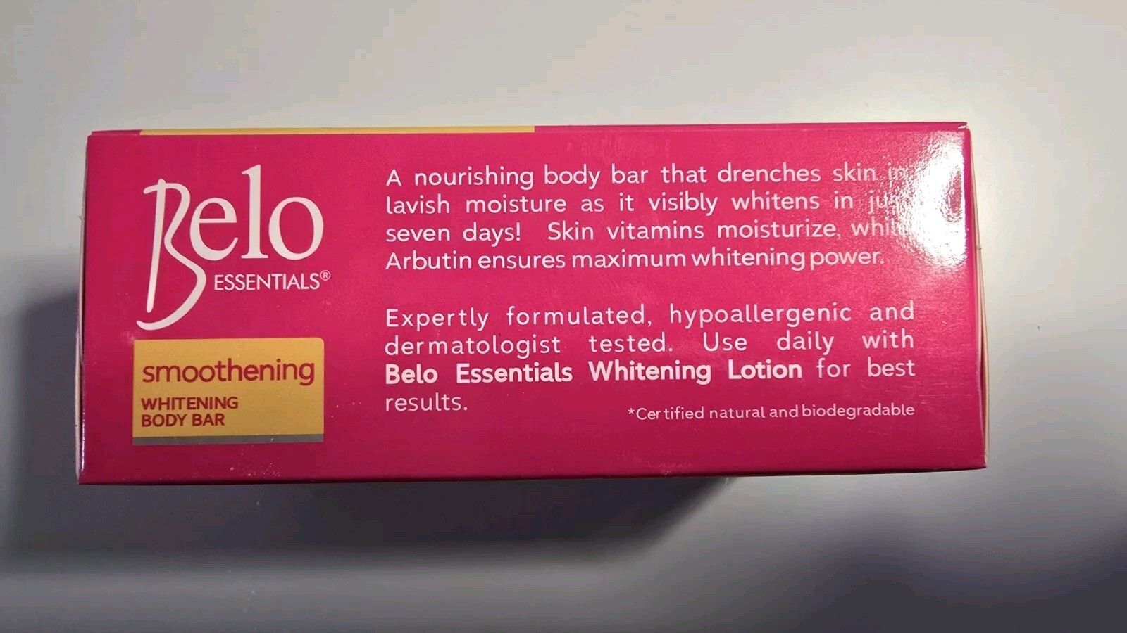 Belo Essentials Whitening Body Bar Soap 135g Genuine & New 2 BARS