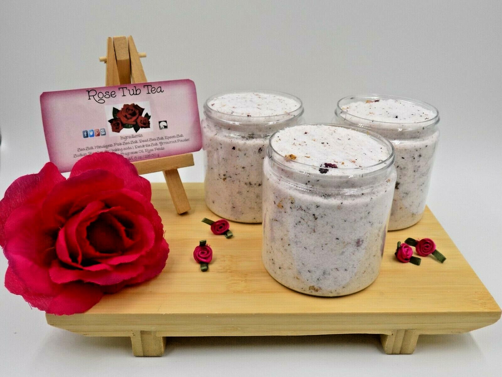 Rose Tub Tea / Bath Salt / Romanic Bath Salts